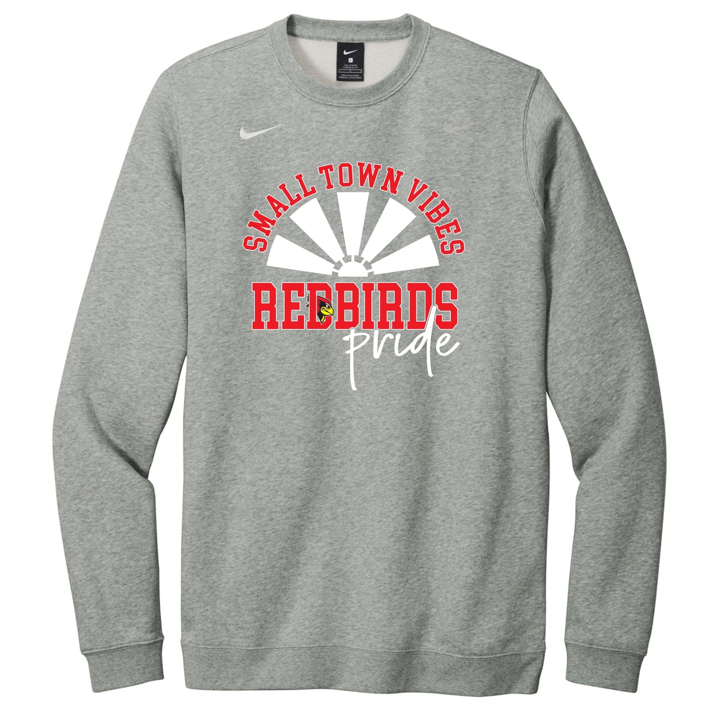 Small Town Vibes Nike Club Crewneck Sweatshirt