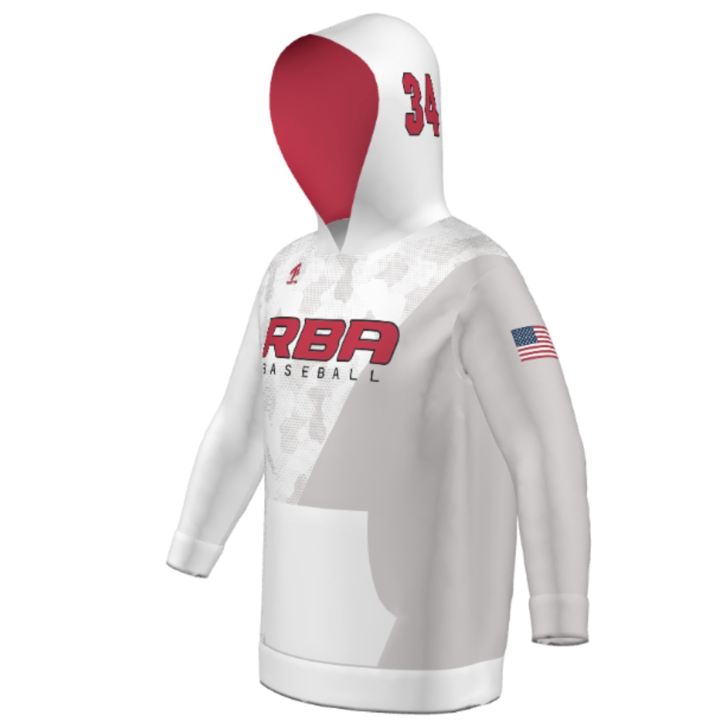 Custom Adult Sublimated Hoodie - Camo