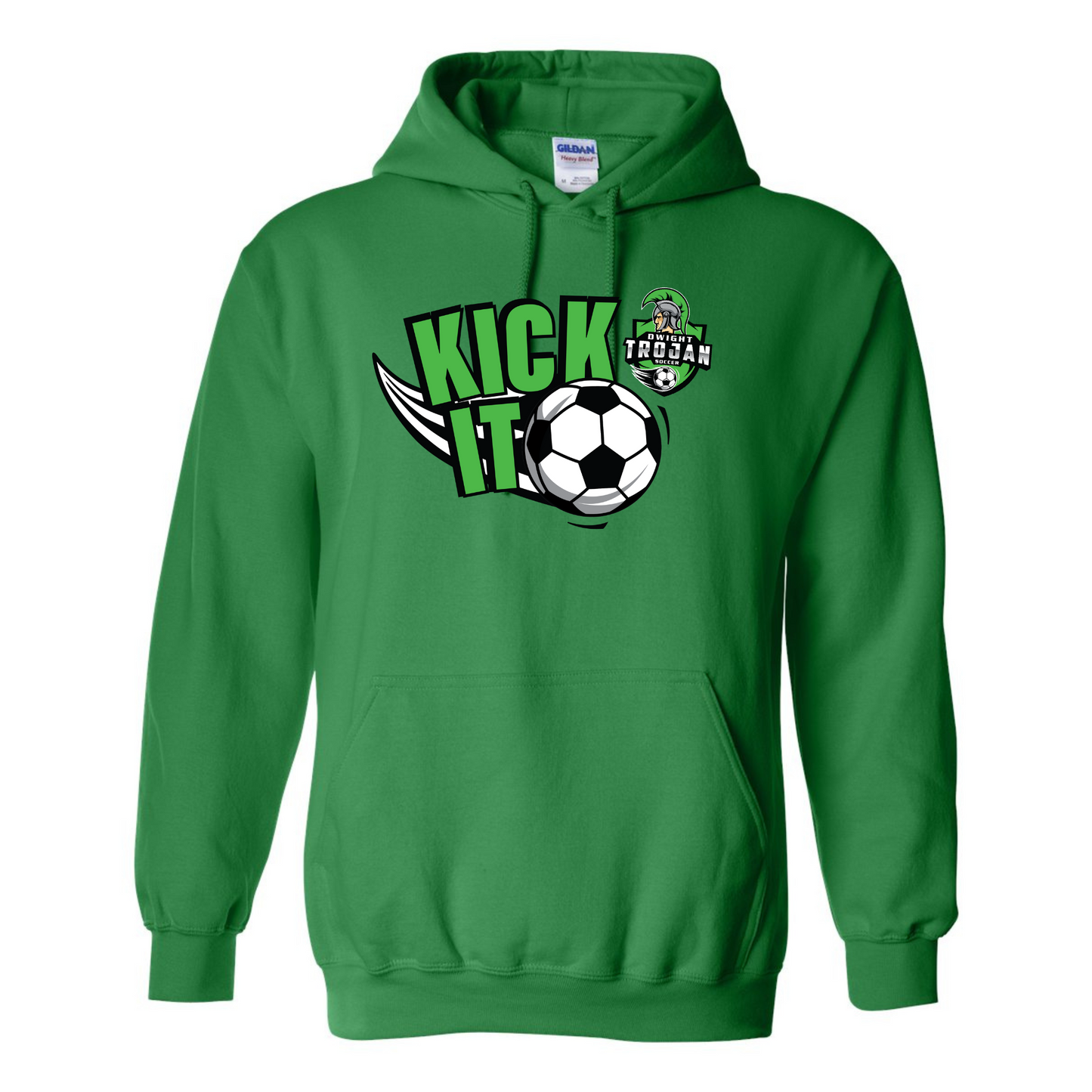 Kick It - Gildan Hoodie