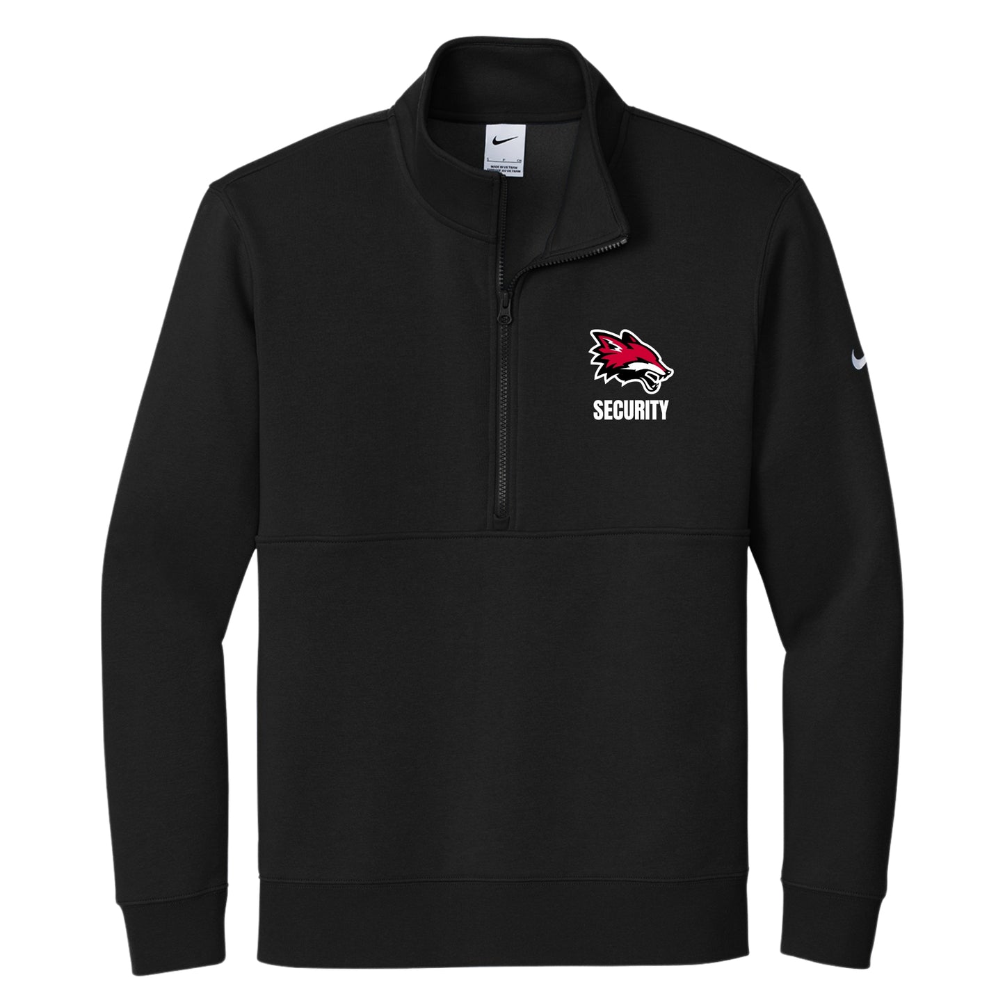 Y115 Security Staff Nike Fleece 1/4 Zip