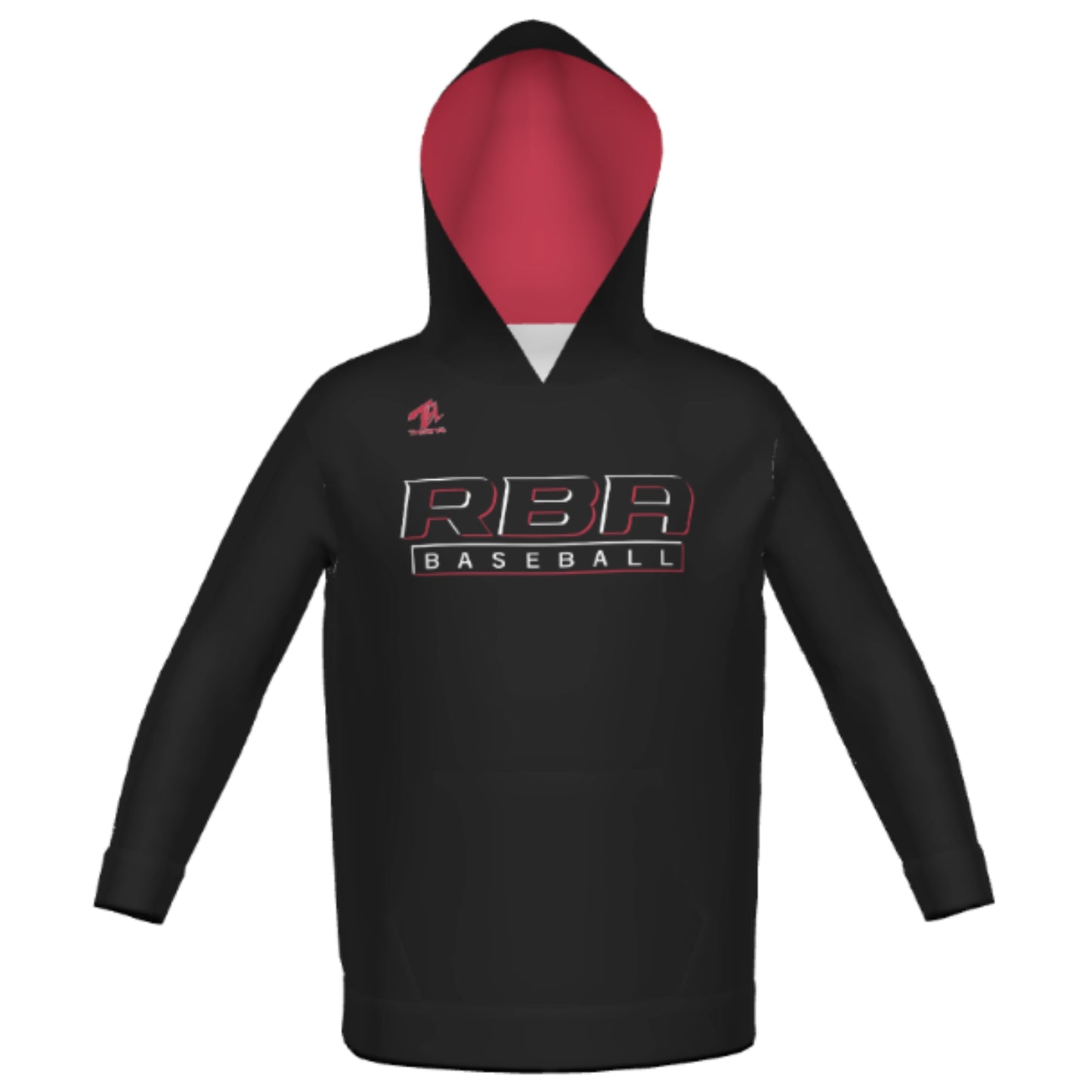 Custom Youth Sublimated Hoodie - Blackout