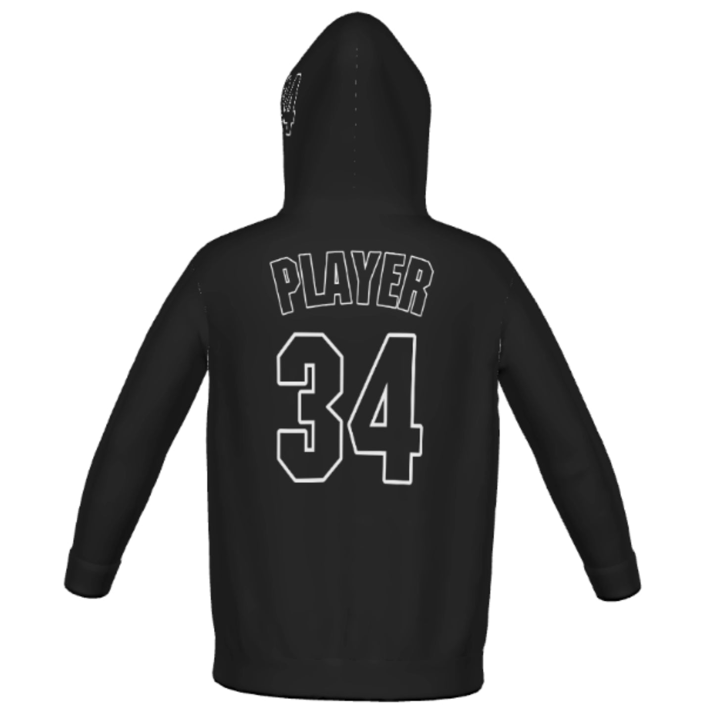 Custom Youth Sublimated Hoodie - Blackout