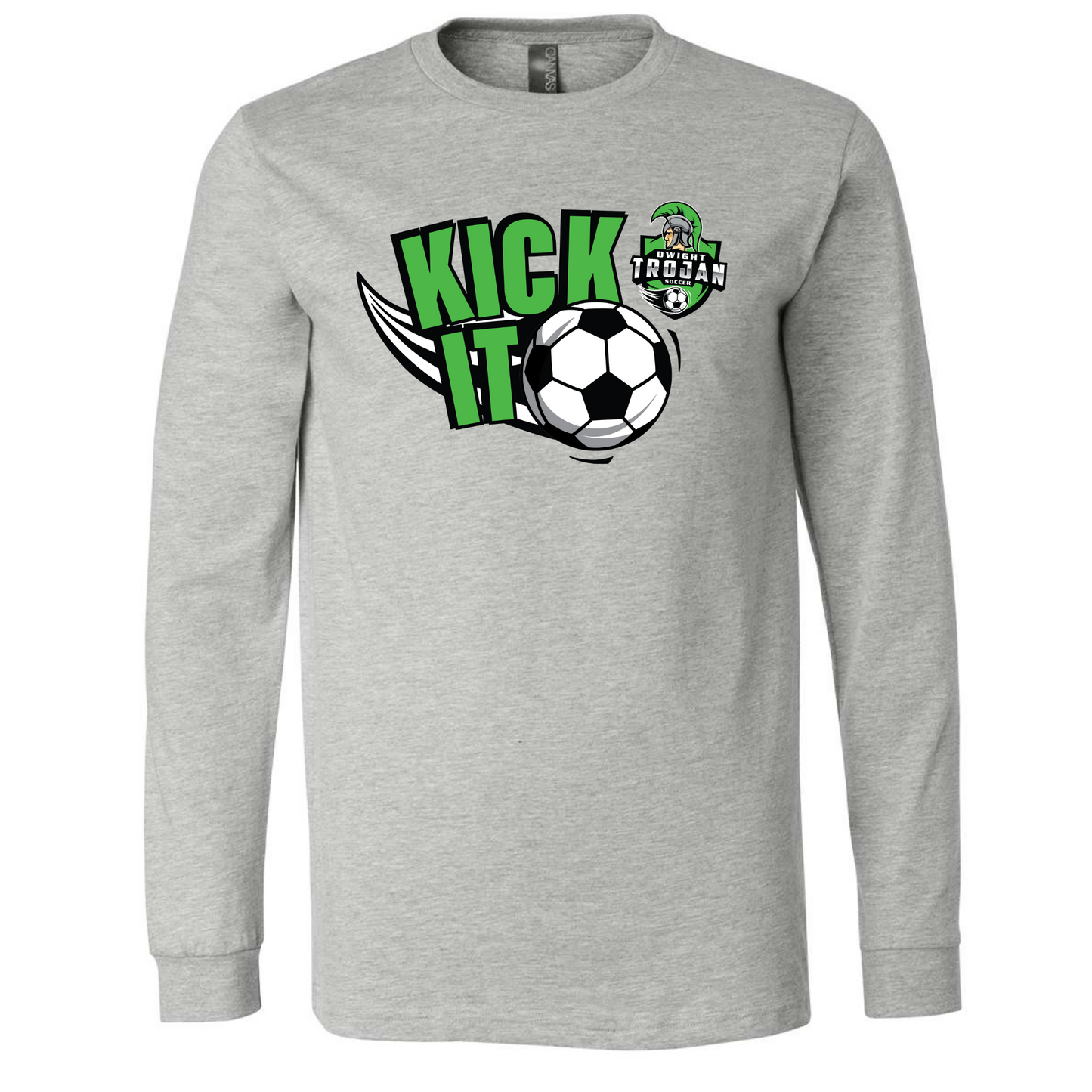 Kick It - Bella+Canvas Premium Long Sleeve Tee