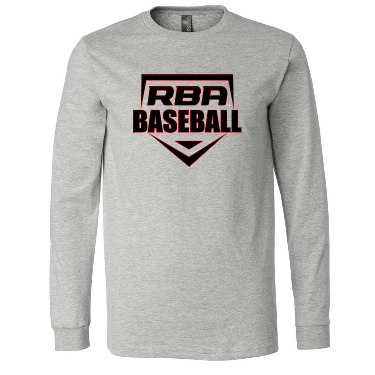RBA Home Plate Bella+Canvas Premium Long Sleeve Tee