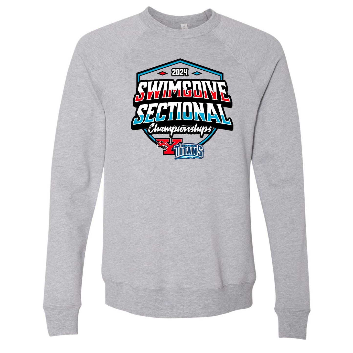 IMSA Yorkville Sectionals Bella+Canvas Raglan Crewneck Sweatshirt