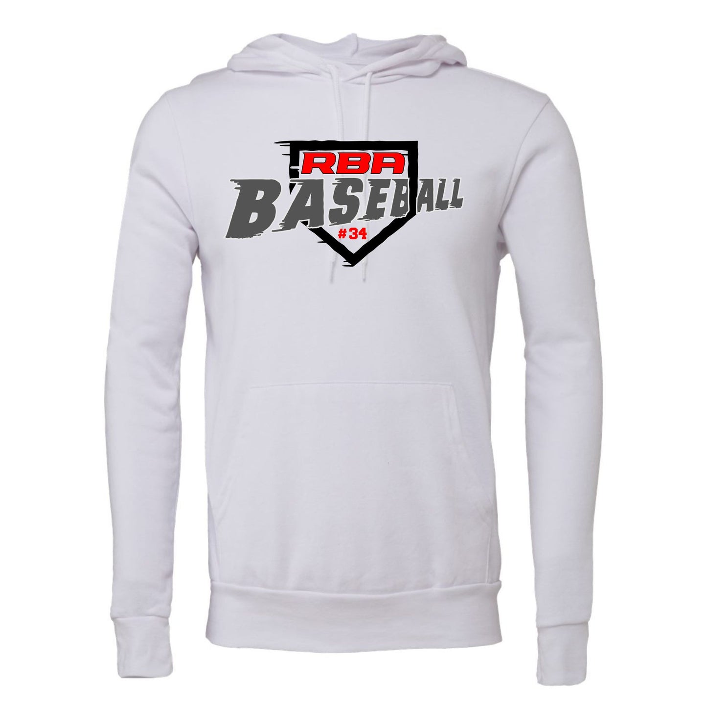 RBA Home Plate 2 Bella+Canvas Premium Hoodie