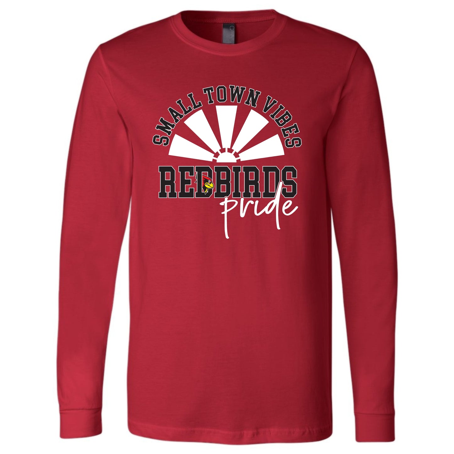 Small Town Vibes Bella+Canvas Premium Long Sleeve Tee