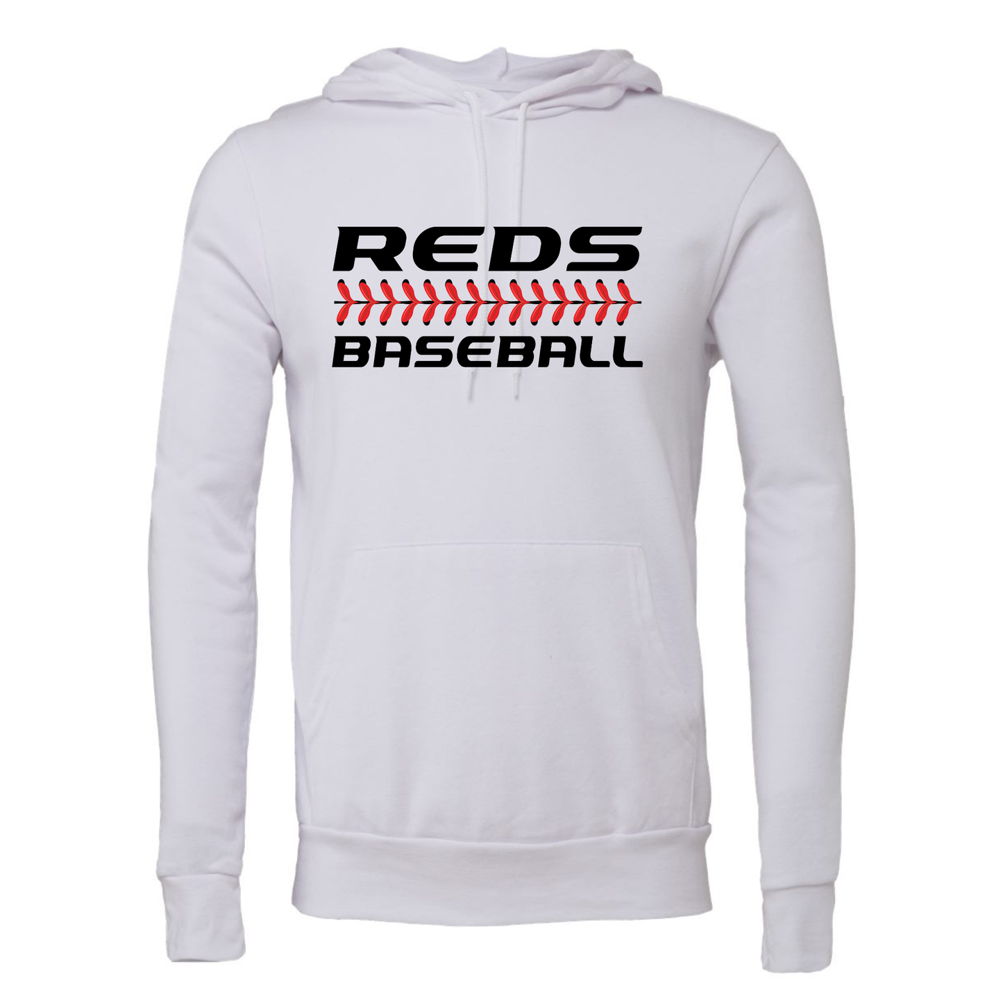 Reds Laces Bella+Canvas Premium Hoodie