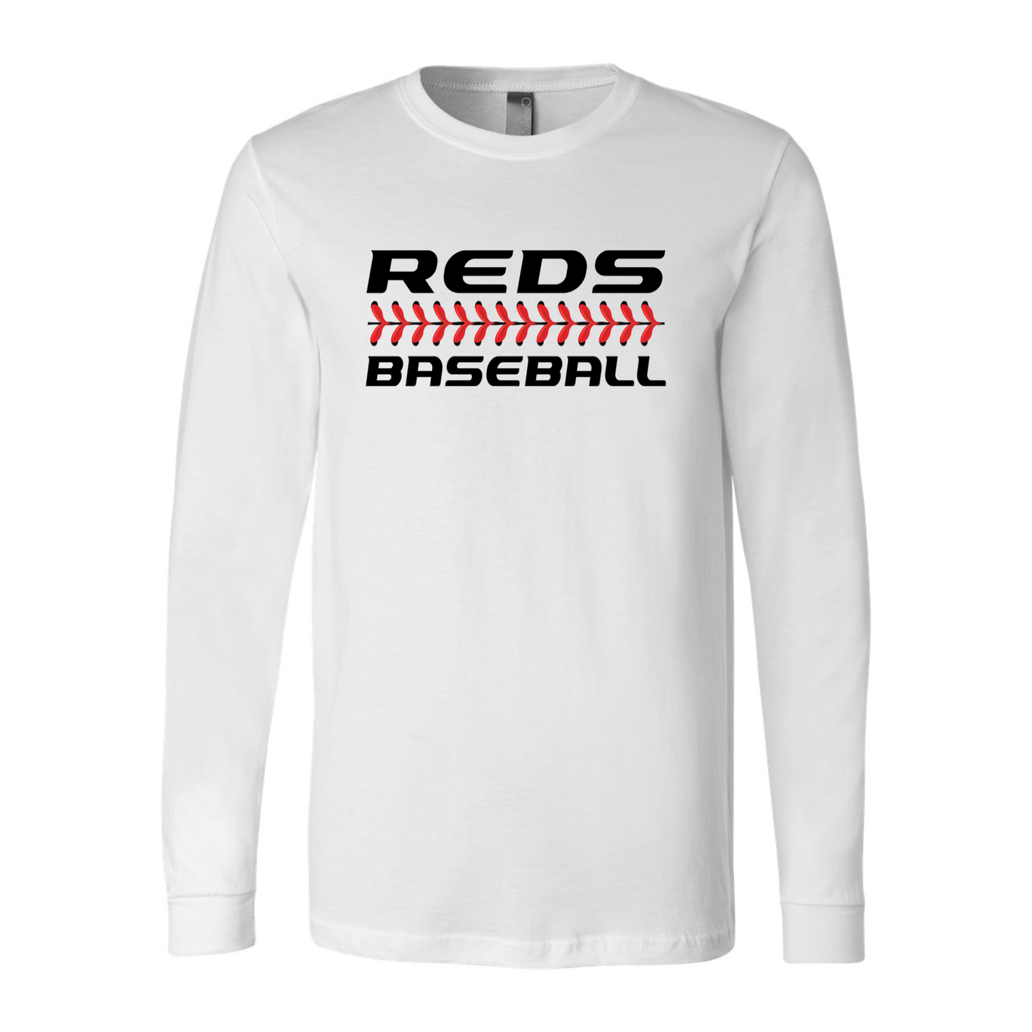 Reds Laces Bella+Canvas Premium Long Sleeve Tee