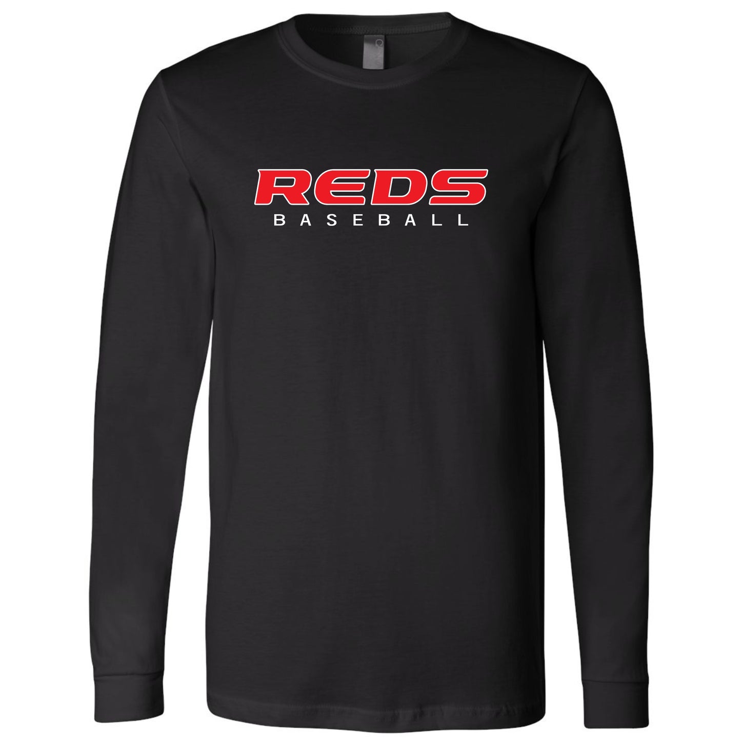 Reds Baseball Bella+Canvas Premium Long Sleeve Tee