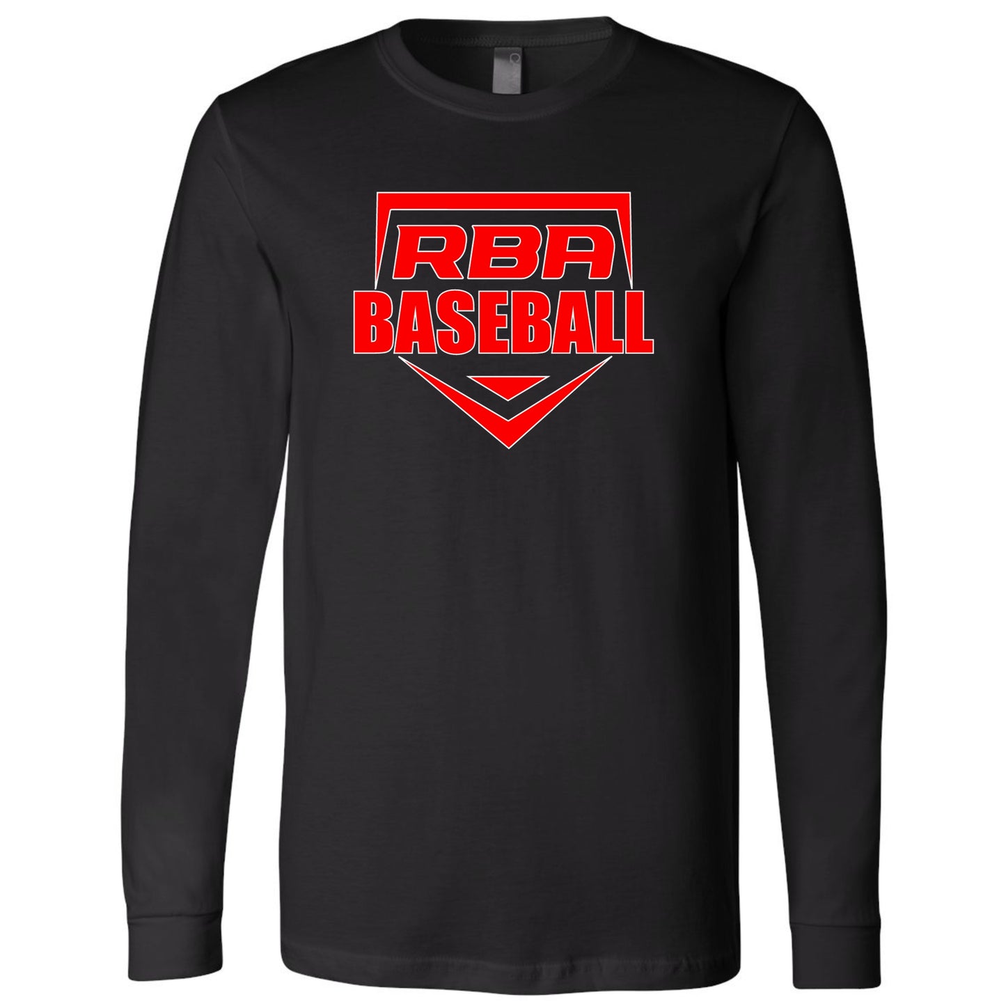 RBA Home Plate Bella+Canvas Premium Long Sleeve Tee