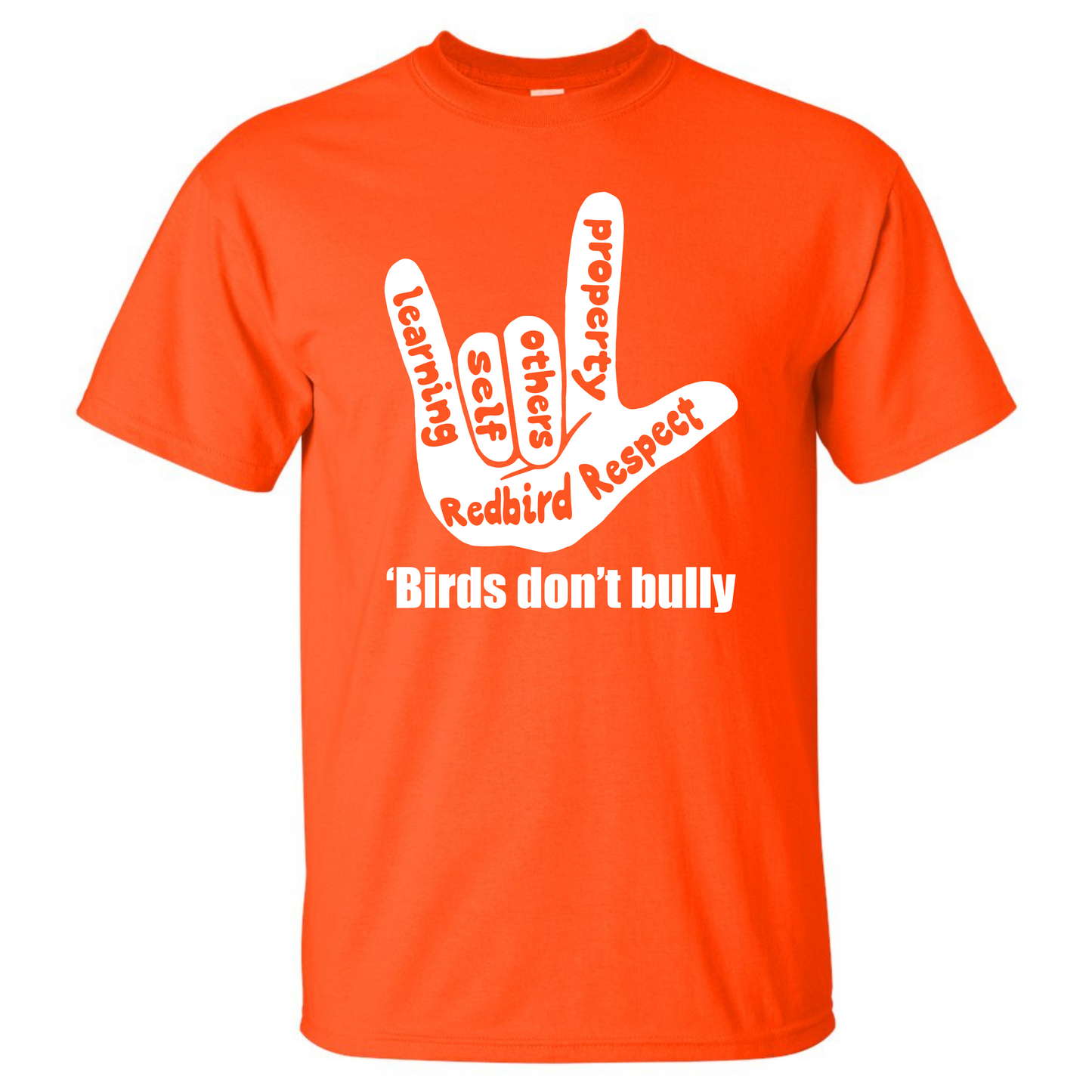 'Birds don't bully tee
