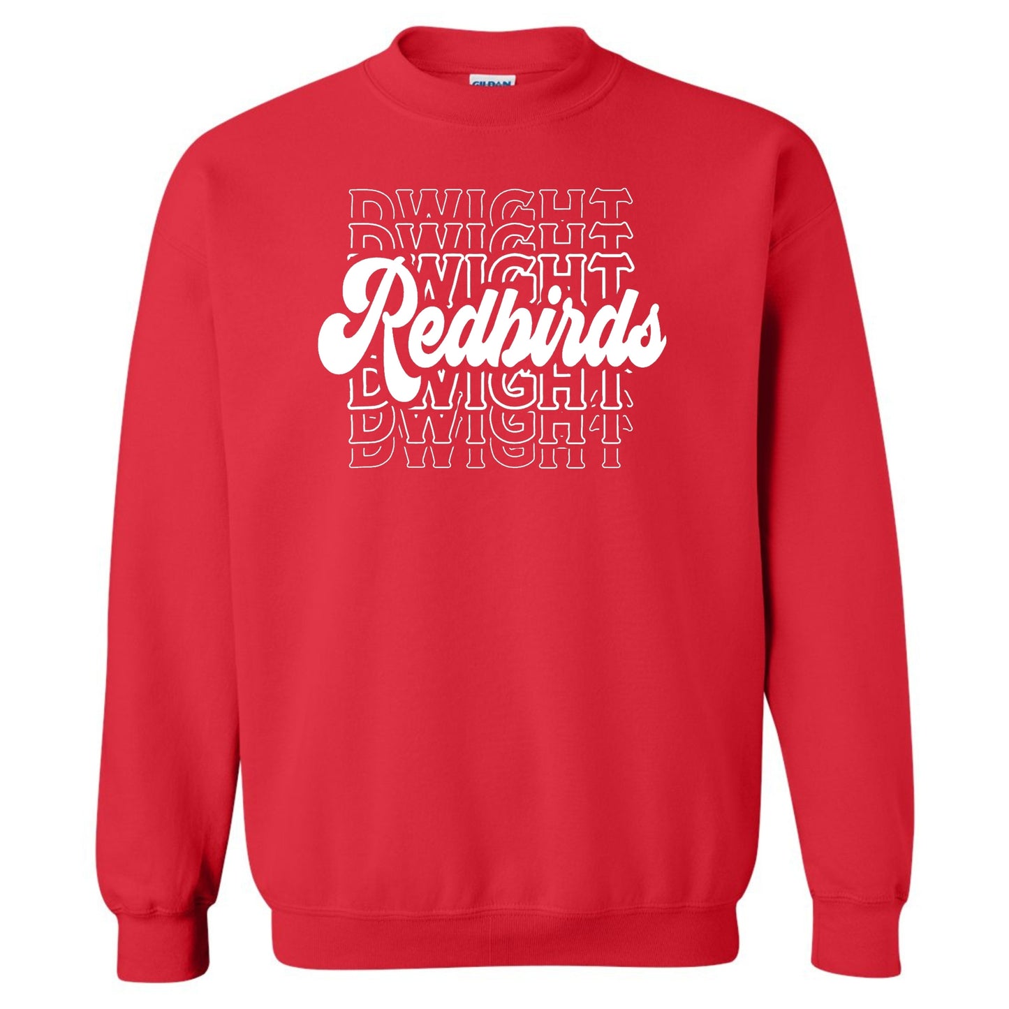 Dwight Redbirds Gildan Youth Crewneck Sweatshirt