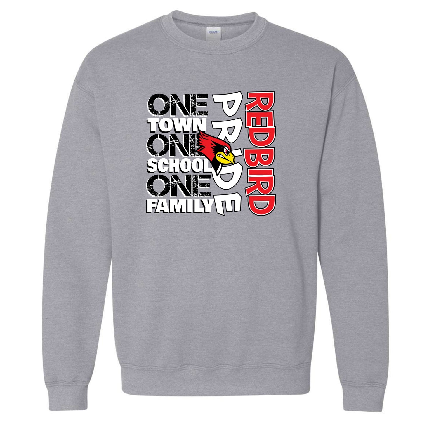 Redbird Pride Gildan Youth Crewneck Sweatshirt
