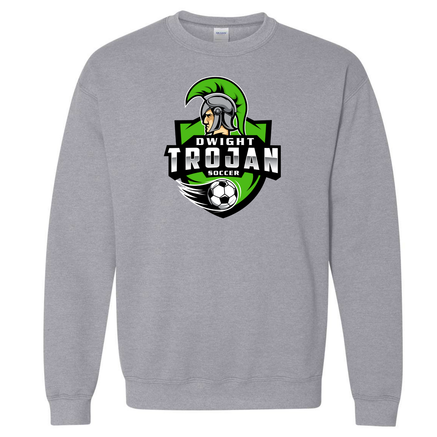 Trojan Soccer - Gildan Crewneck Sweatshirt