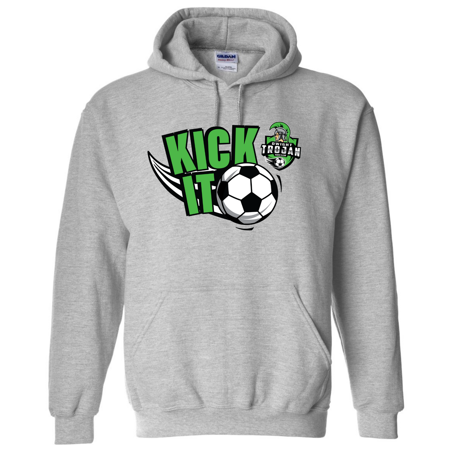 Kick It - Gildan Hoodie