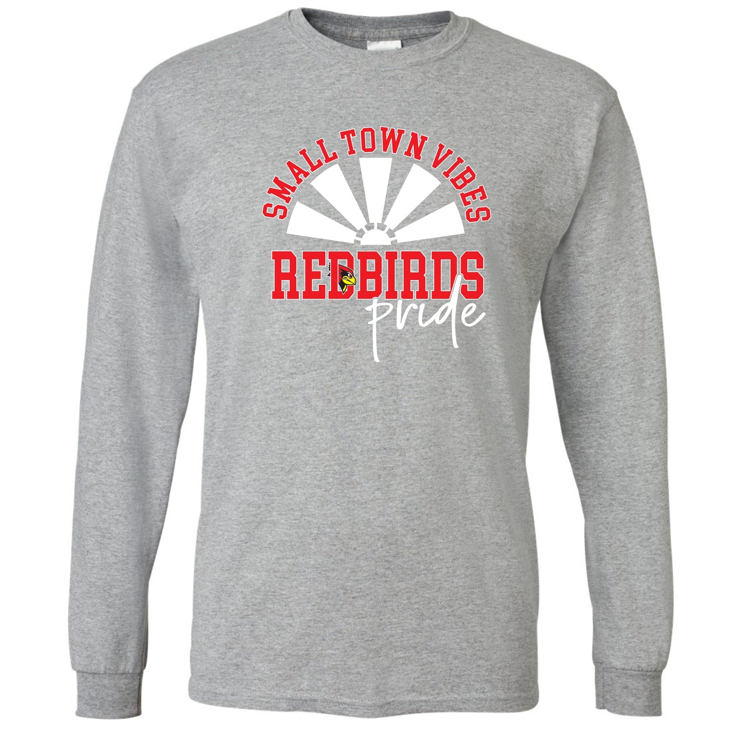 Small Town Vibes Gildan Youth Long Sleeve Tee