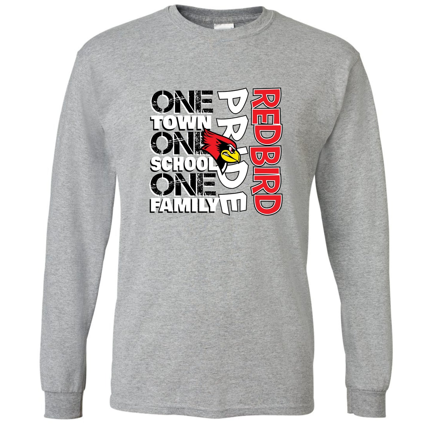 Redbird Pride Gildan Youth Long Sleeve Tee
