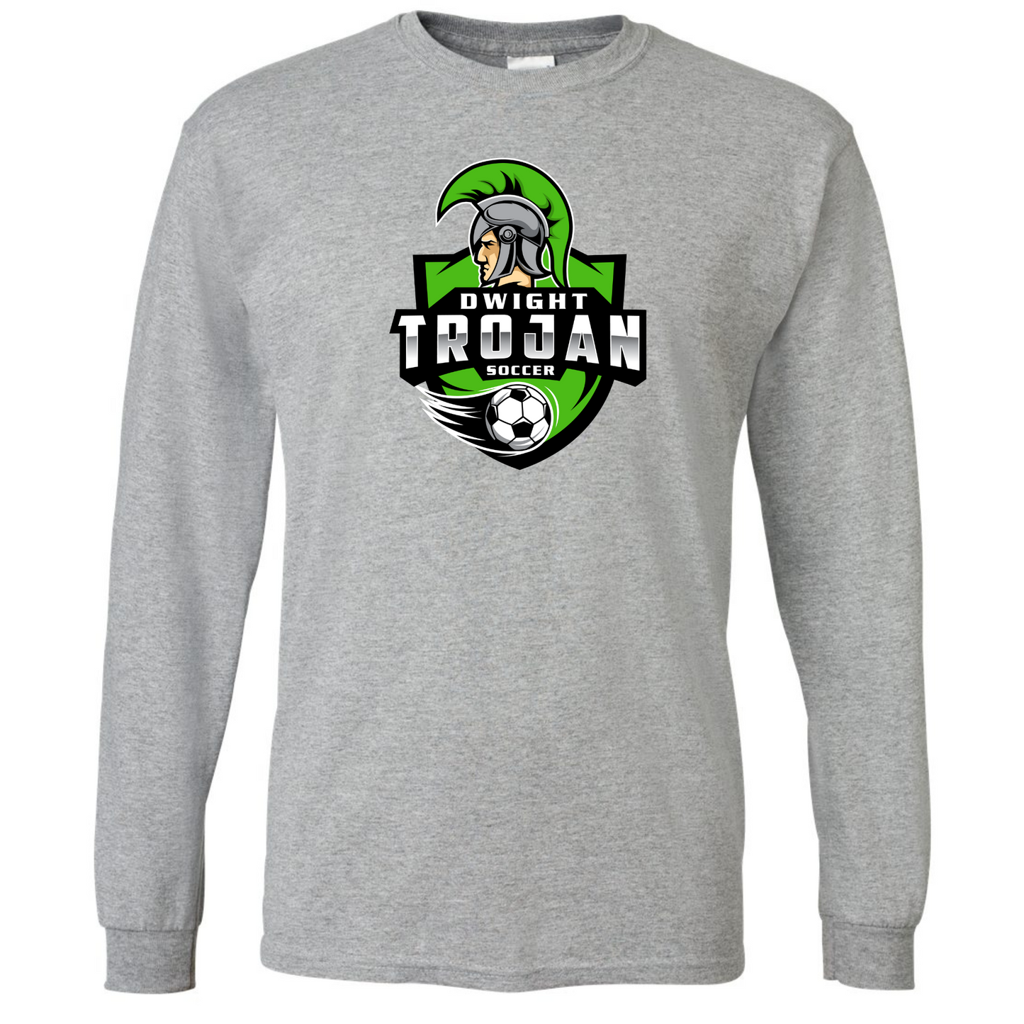 Trojan Soccer - Gildan Youth Long Sleeve Tee