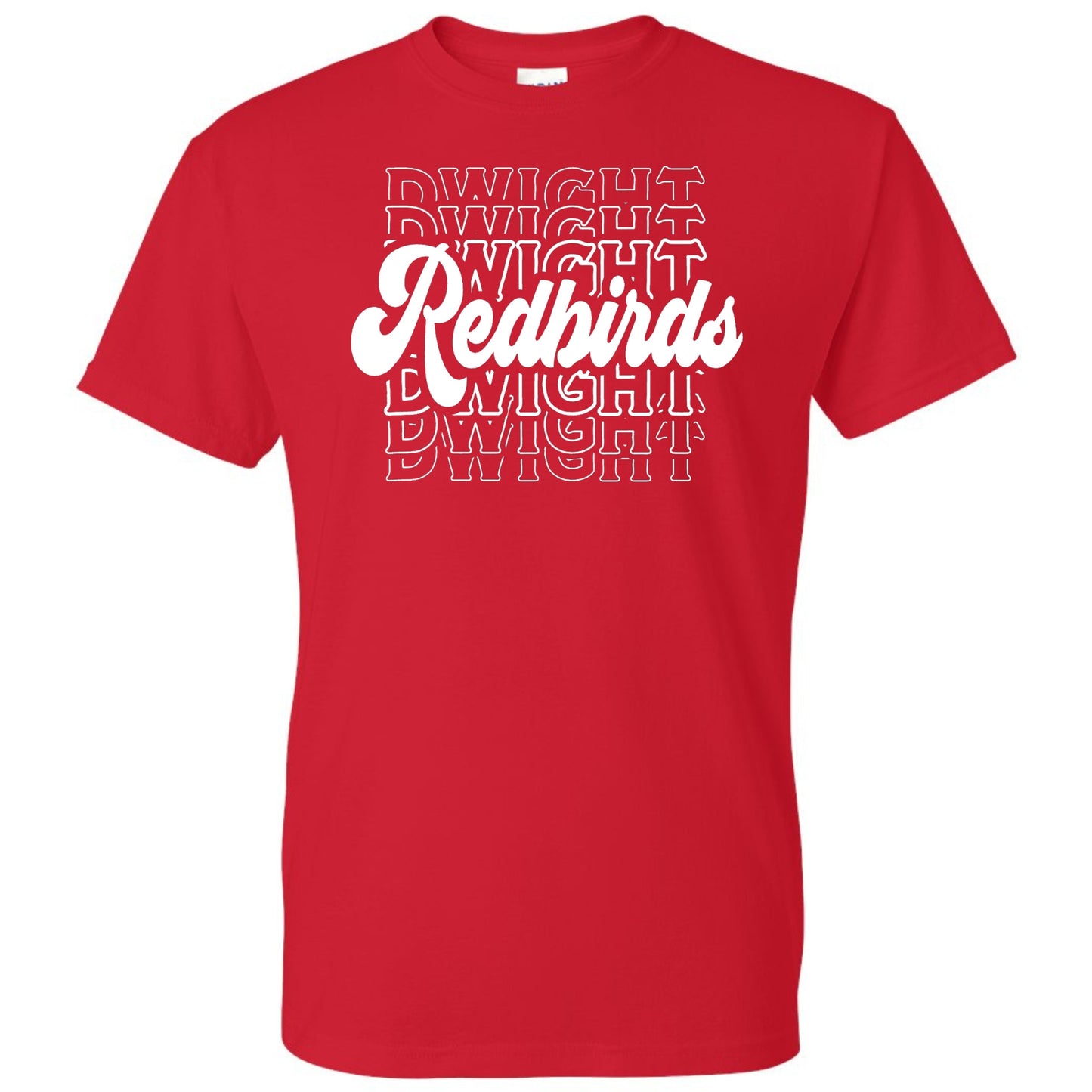 Dwight Redbirds Gildan Youth Tee