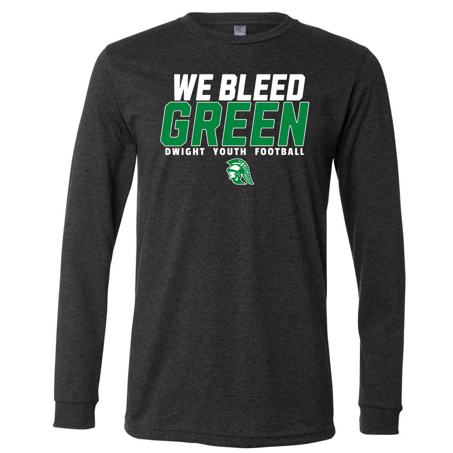 We Bleed Green Bella+Canvas Premium Long Sleeve Tee