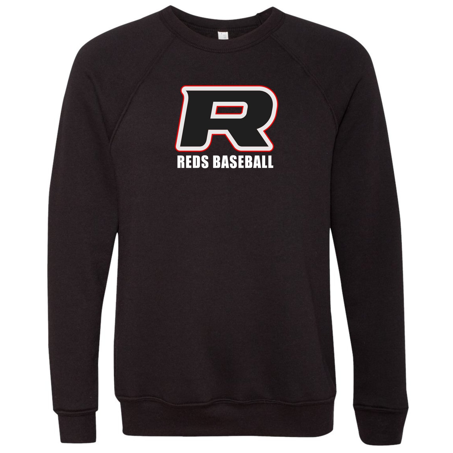Blackout "R" Bella+Canvas Raglan Crewneck Sweatshirt
