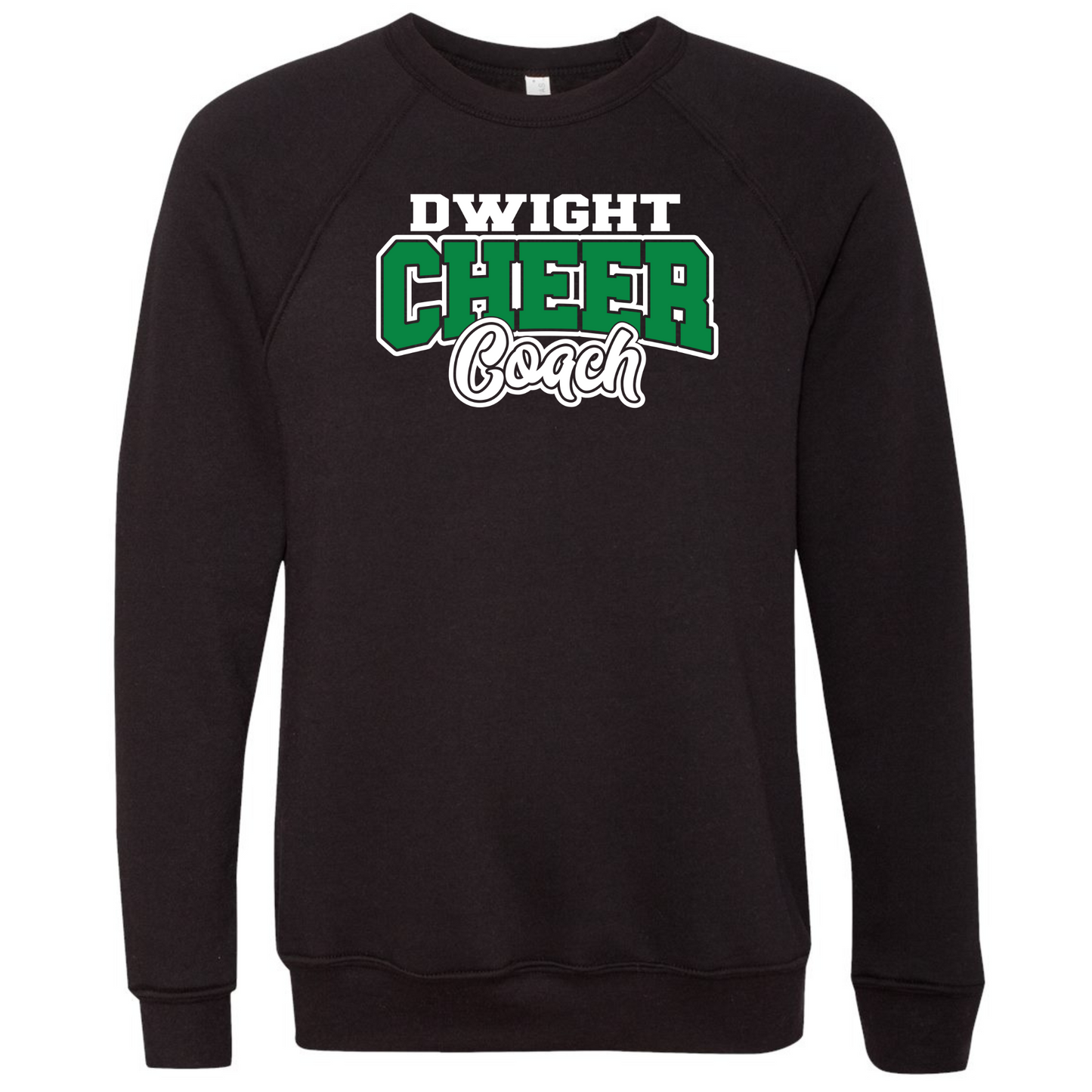 Cheer Coach Bella+Canvas Raglan Crewneck Sweatshirt