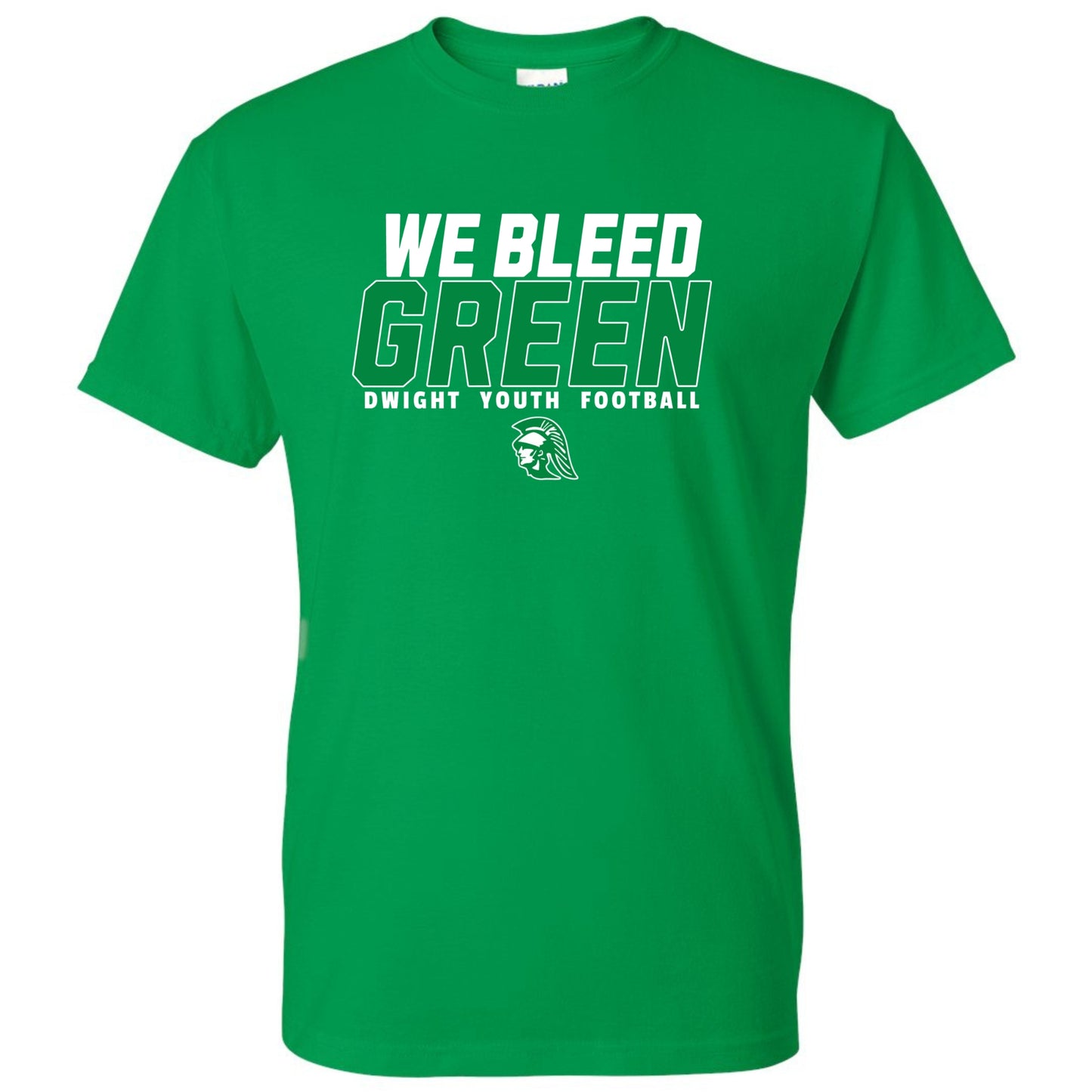 We Bleed Green Gildan Tee