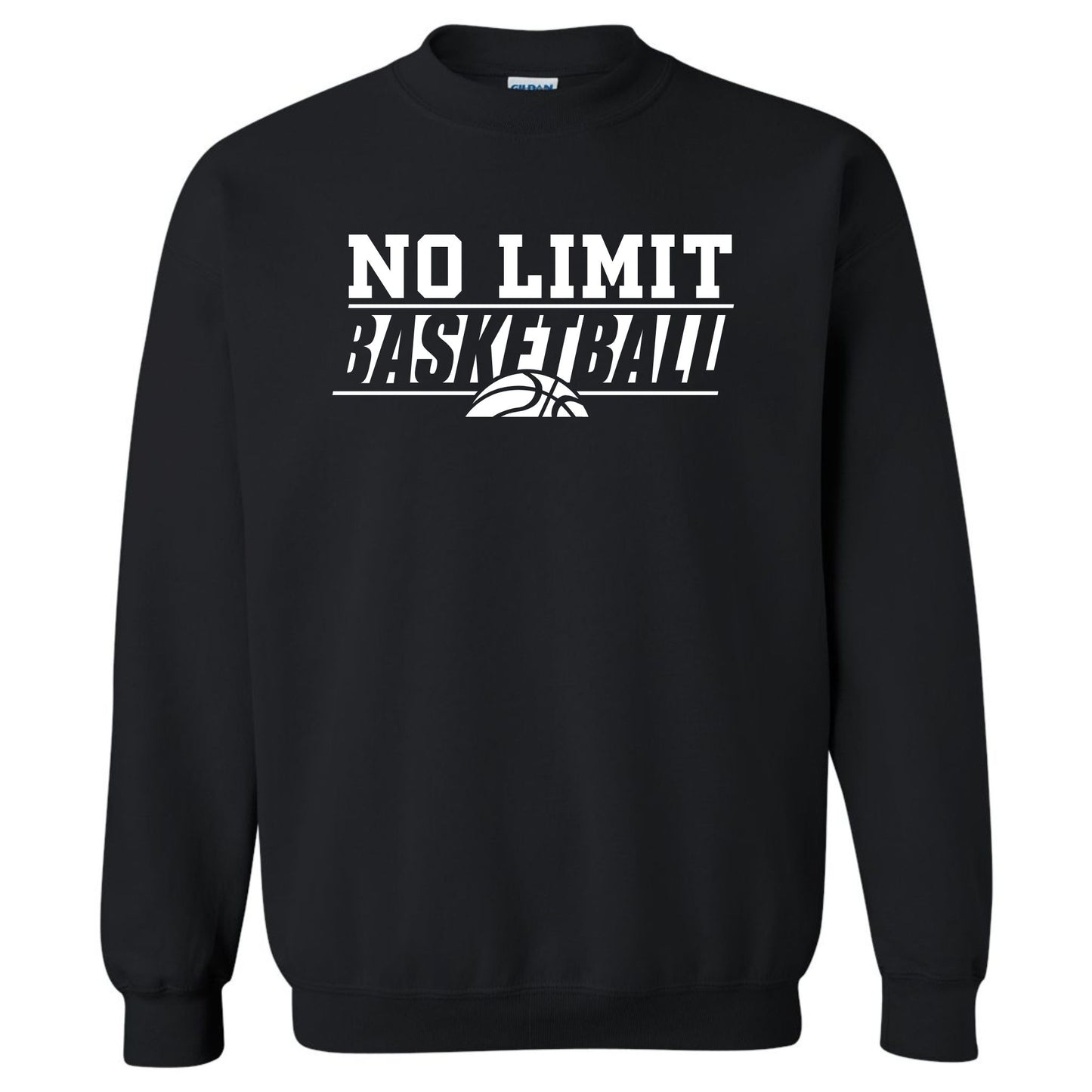 No Limit Basketball Design 1 - Gildan Crewneck Sweatshirt