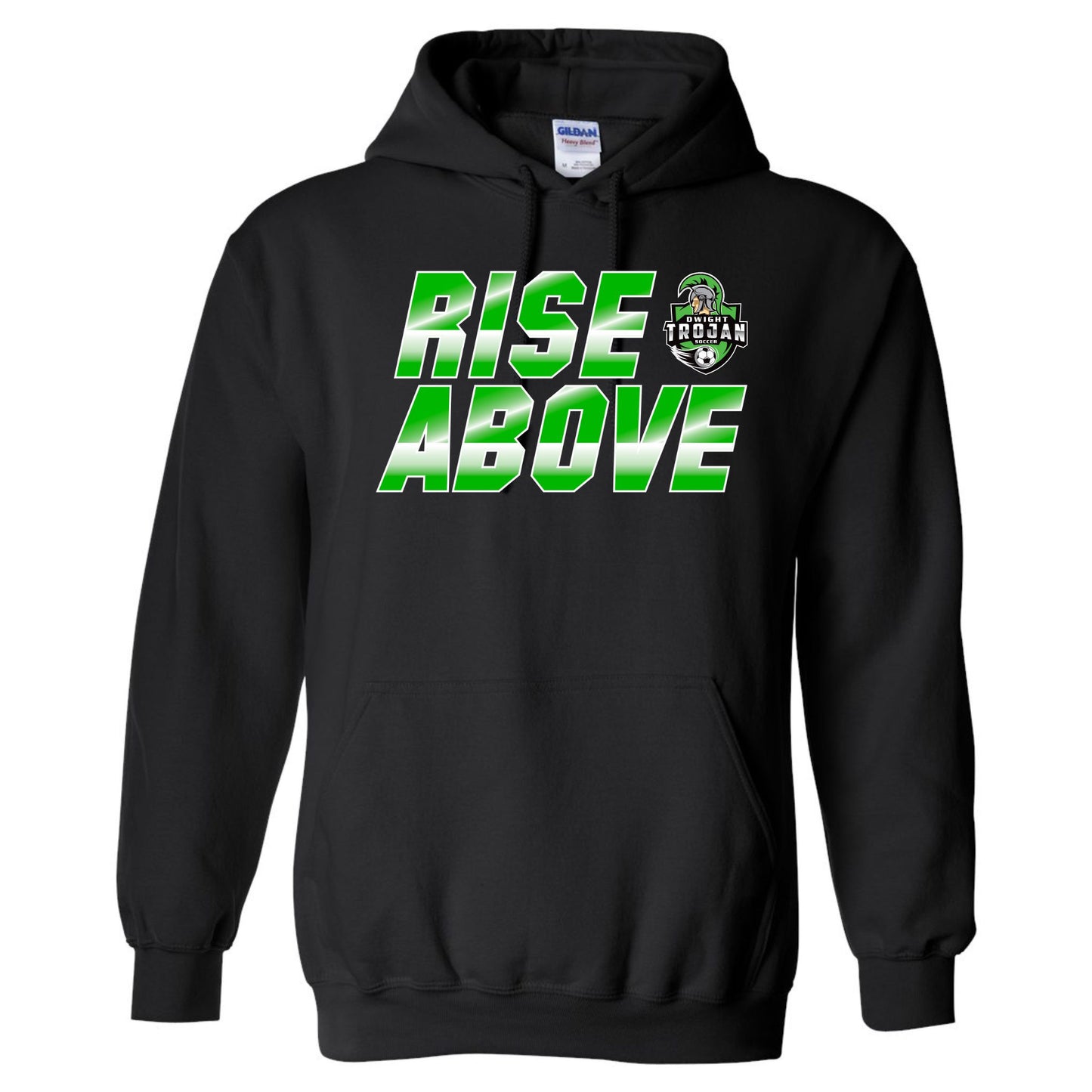 Rise Above - Gildan Youth Hoodie
