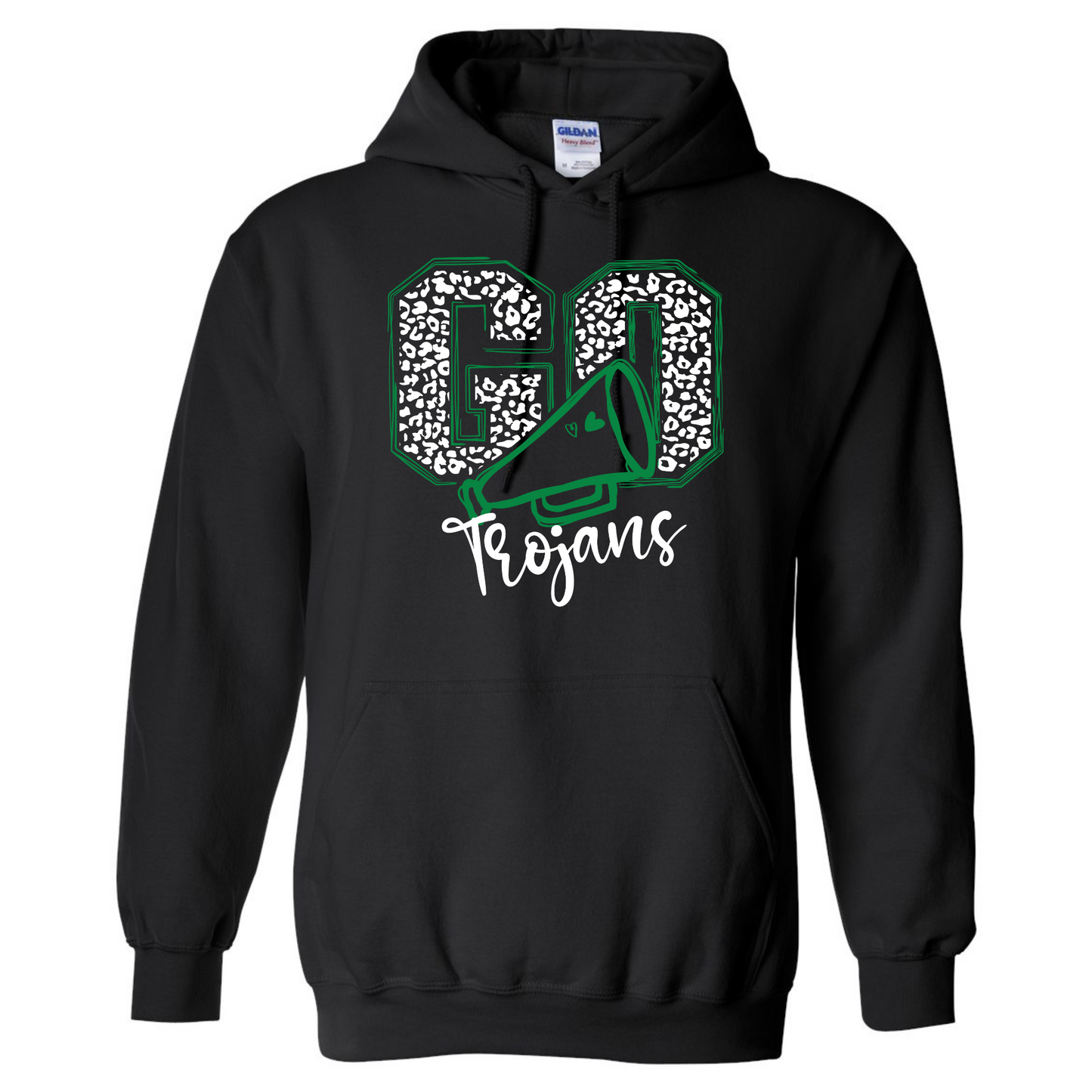Go Trojans Cheer Gildan Youth Hoodie
