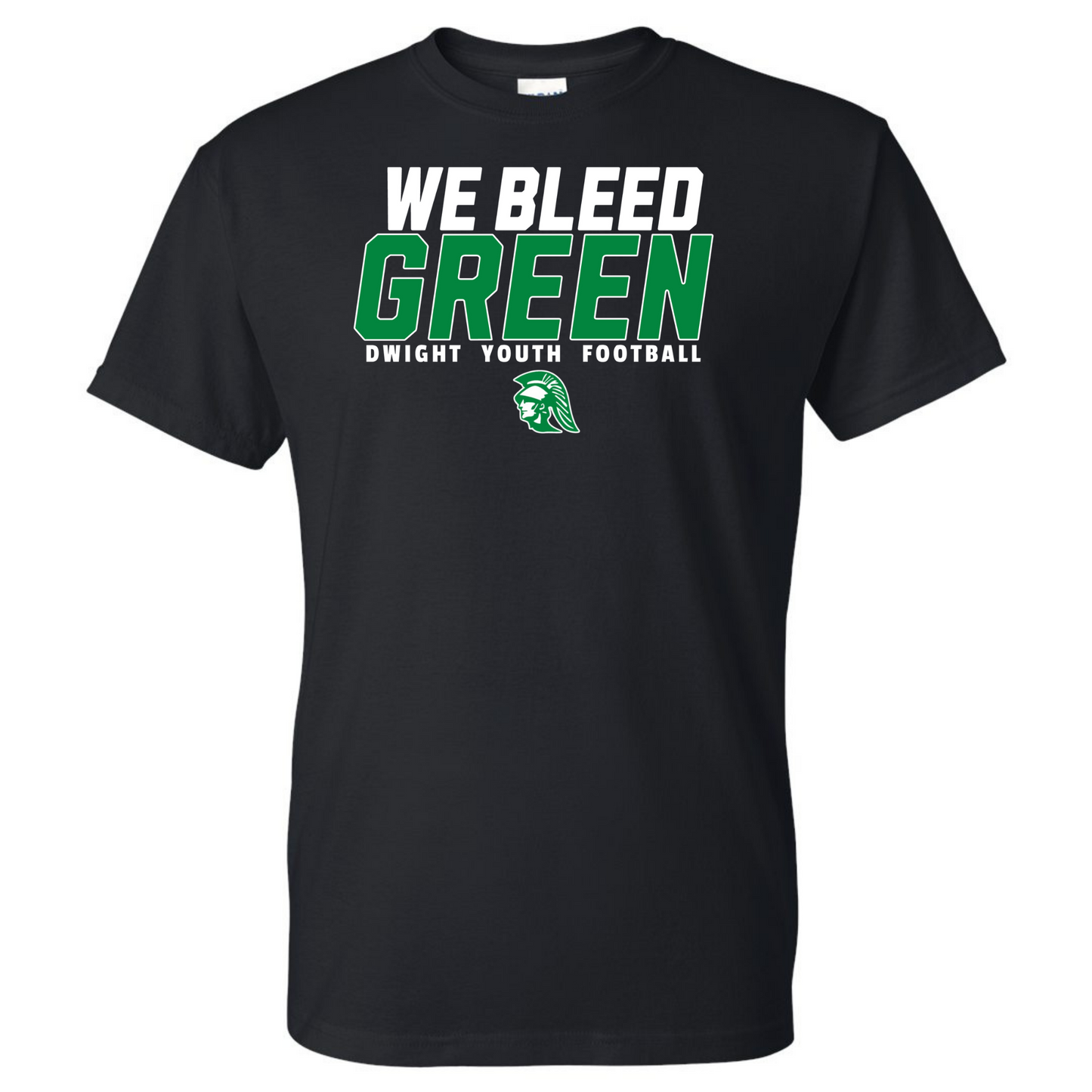 We Bleed Green Gildan Tee