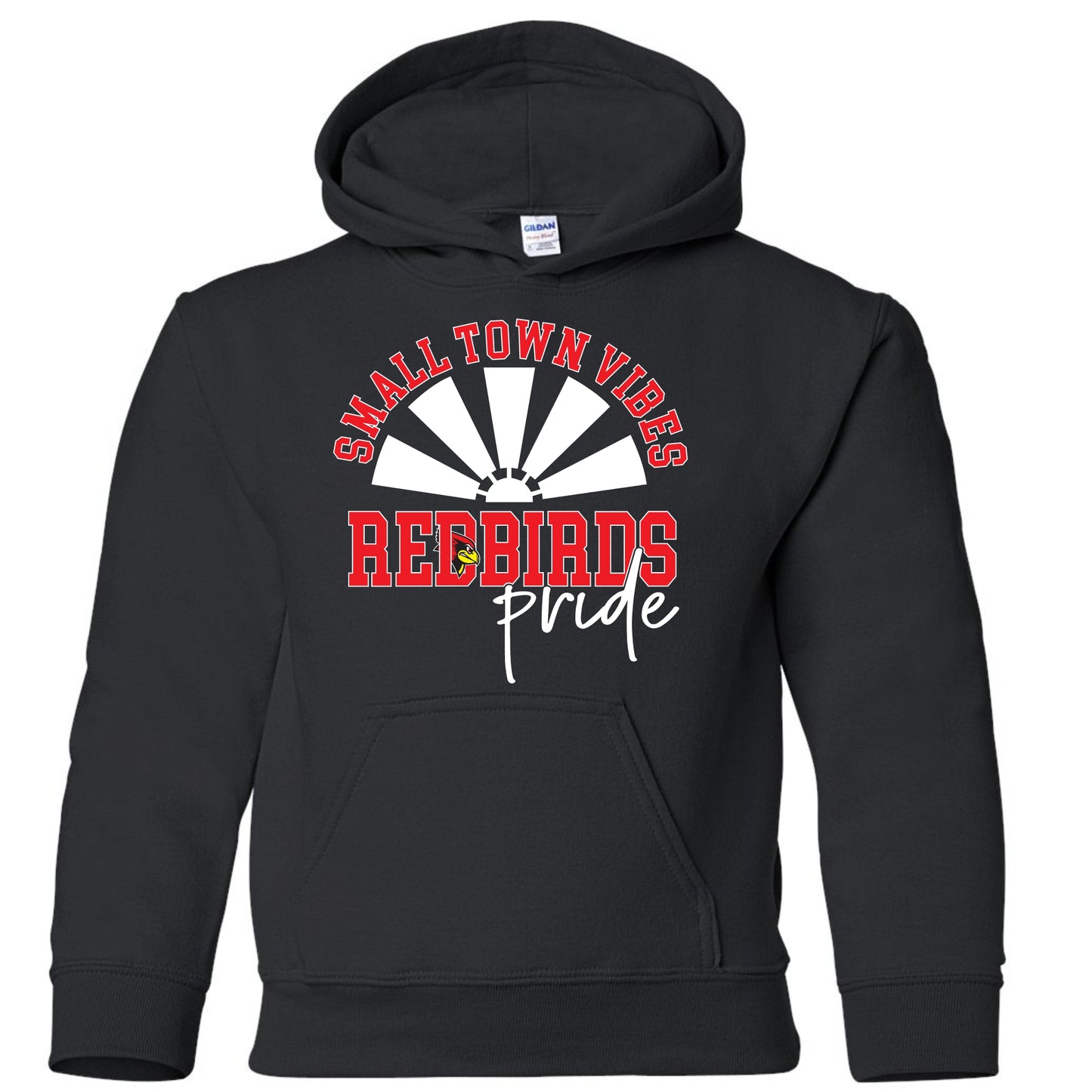 Small Town Vibes Gildan Youth Hoodie