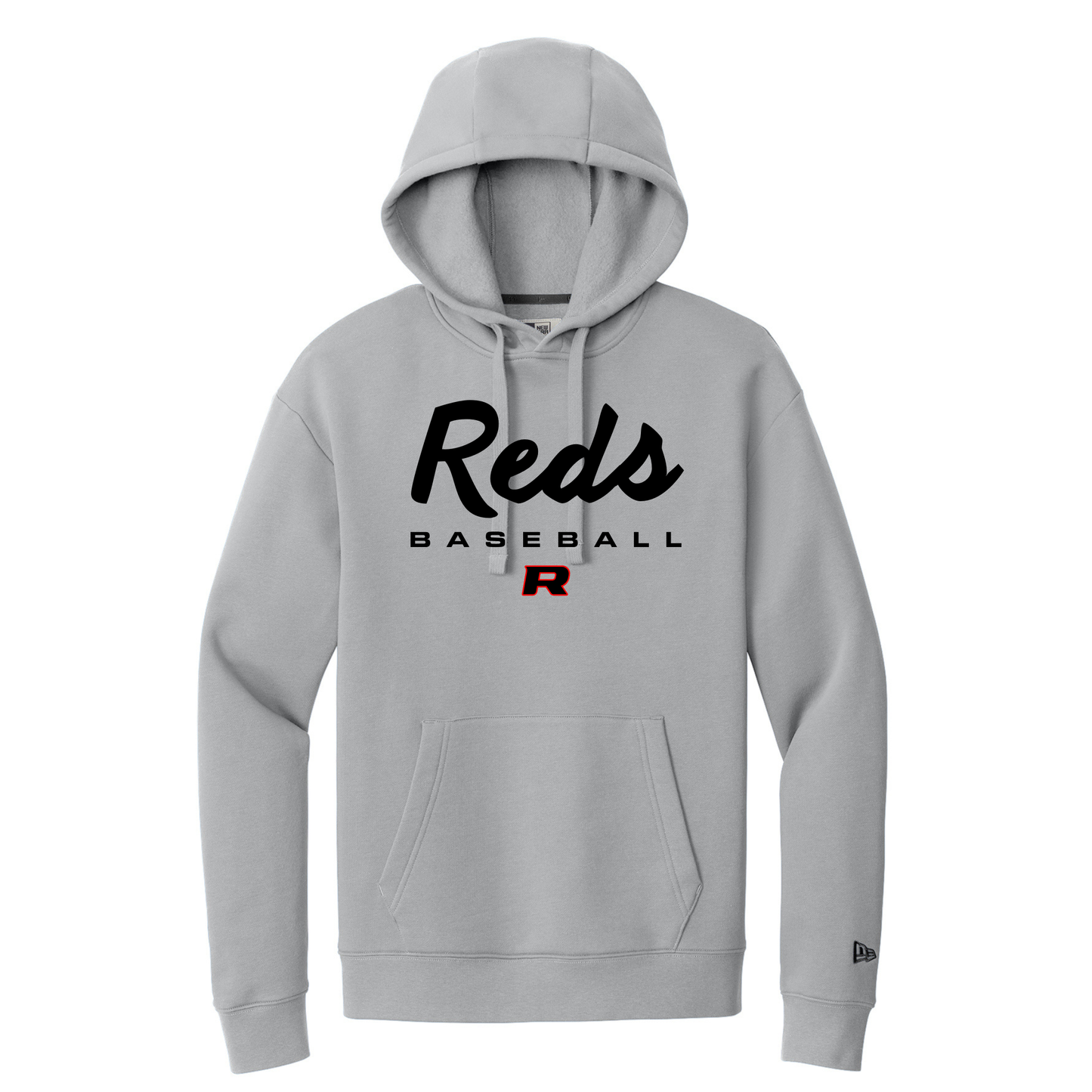 Reds Script New Era Heritage Hoodie
