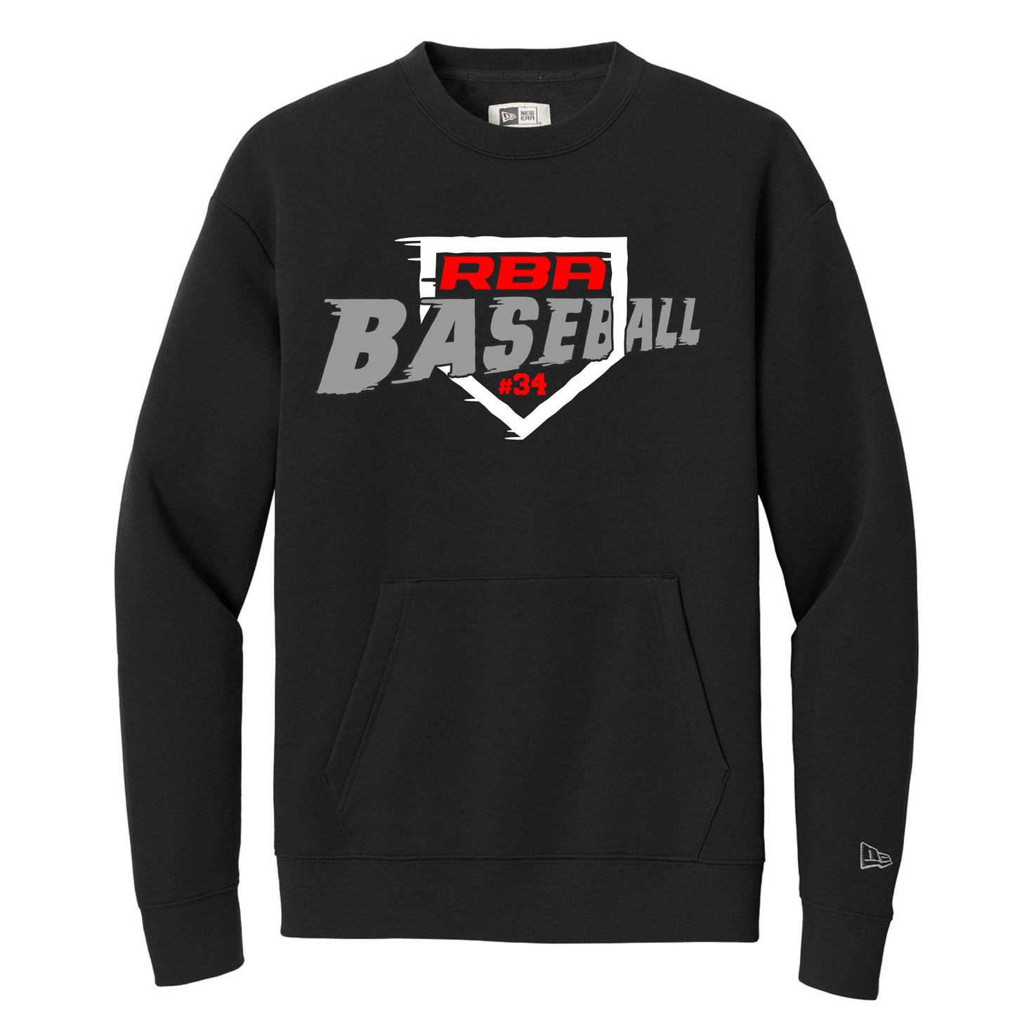RBA Home Plate 2 New Era Heritage Pocket Crewneck