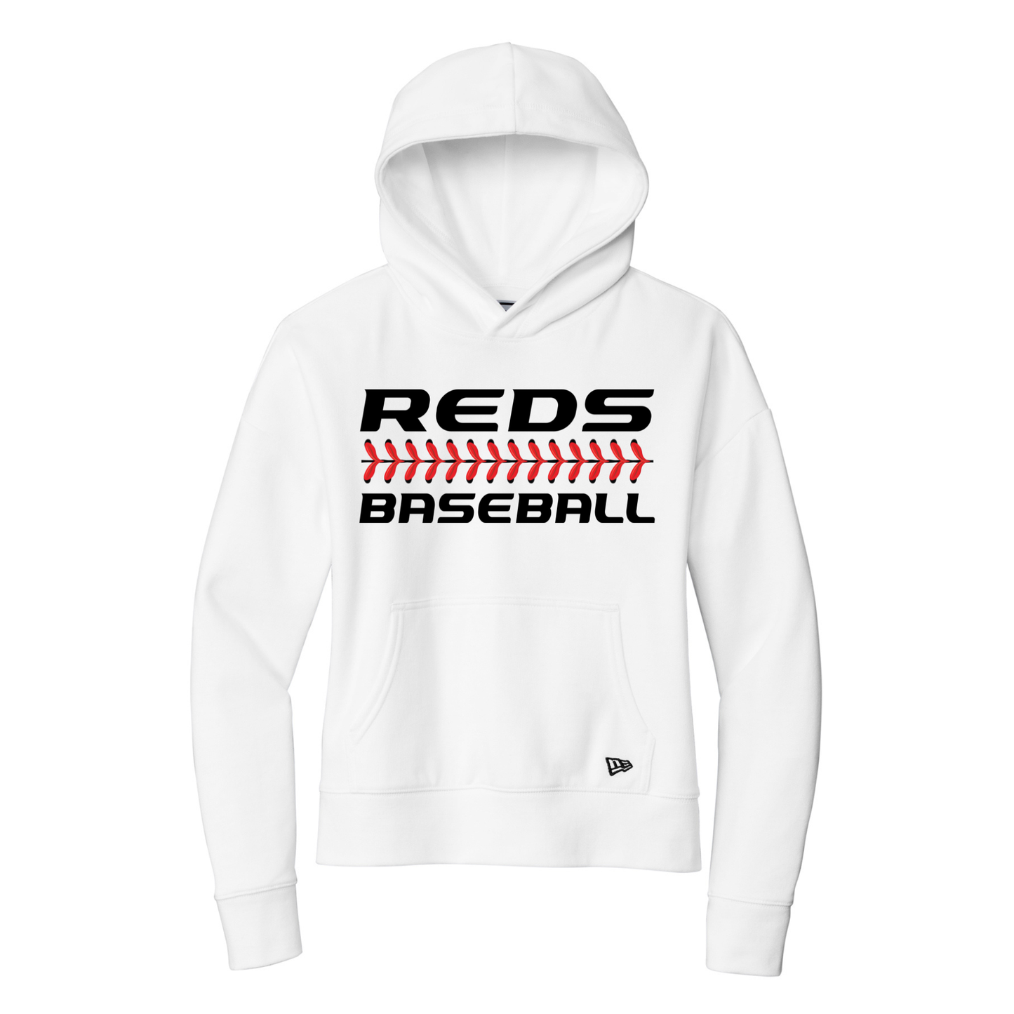Reds Laces New Era Women's Comeback Hoodie