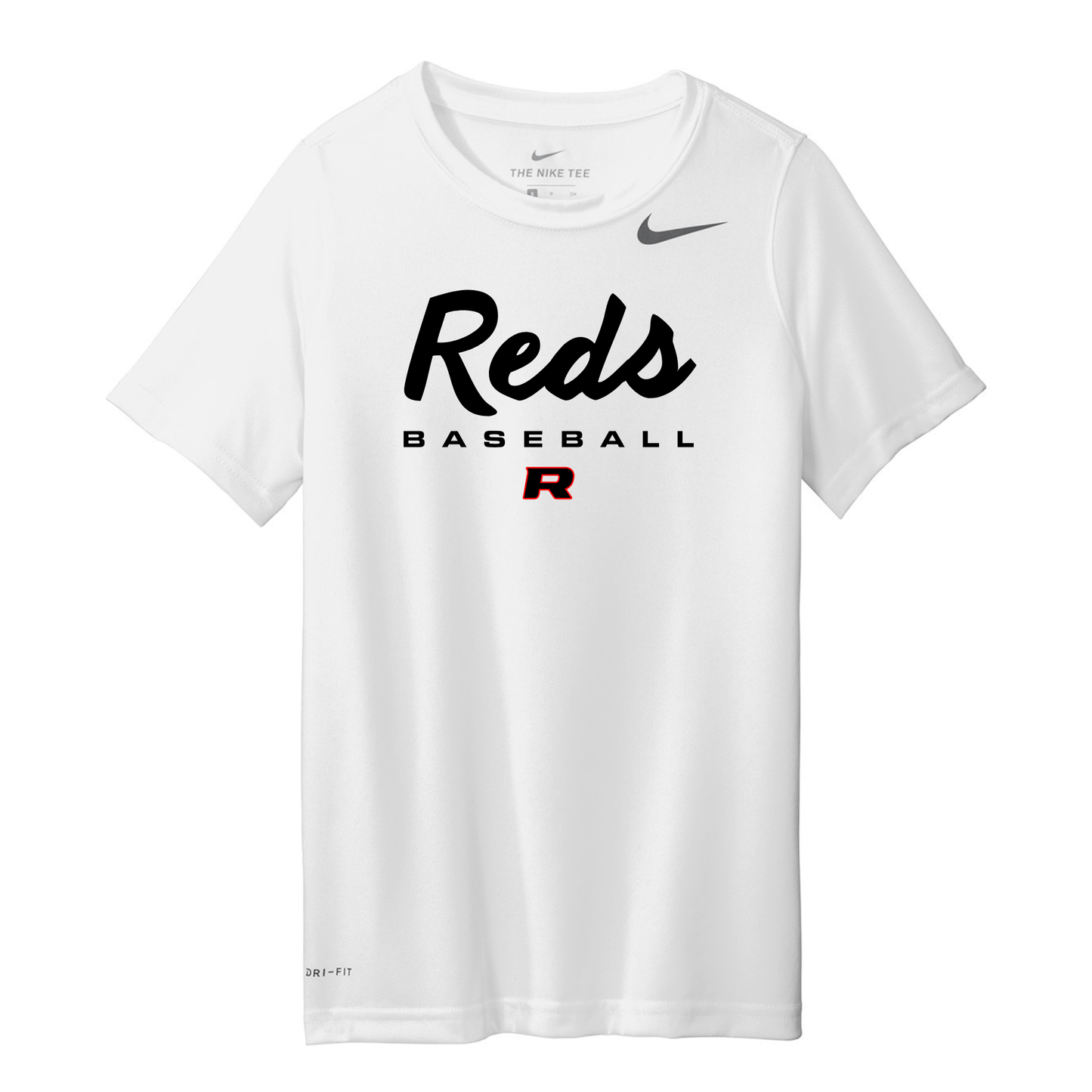 Reds Script Nike Youth Legend Tee