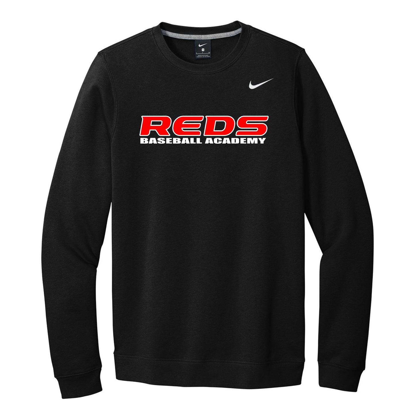 Reds Baseball Academy Nike Club Crewneck Sweatshirt