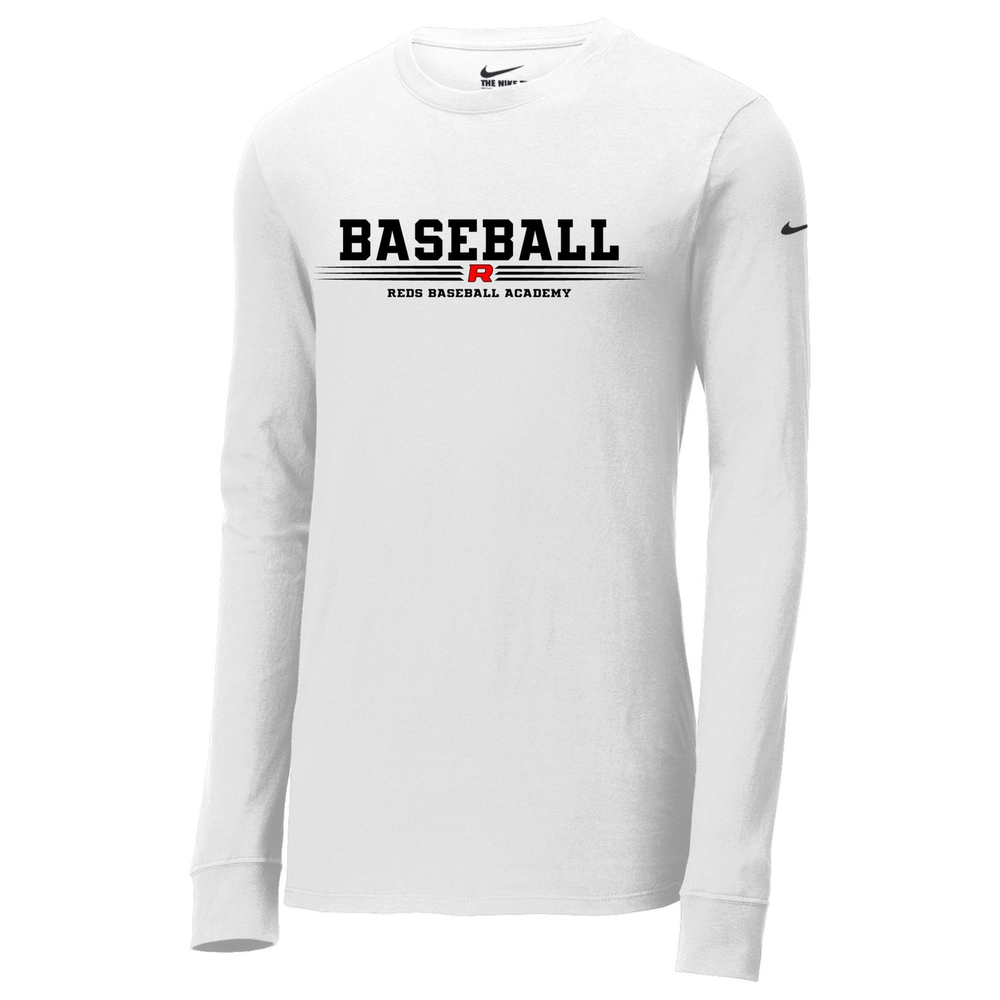 Baseball Logo Nike Cotton/Poly Long Sleeve