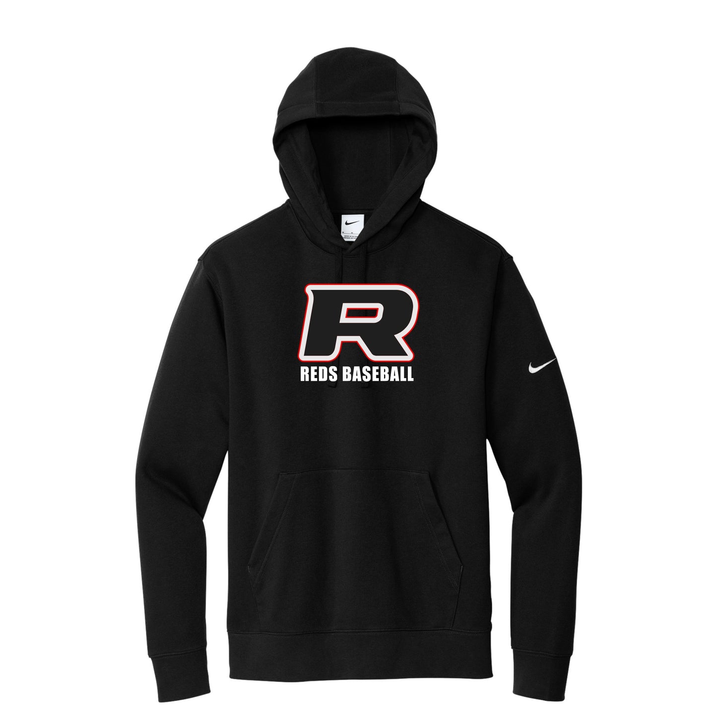 Blackout "R" Nike Club Hoodie
