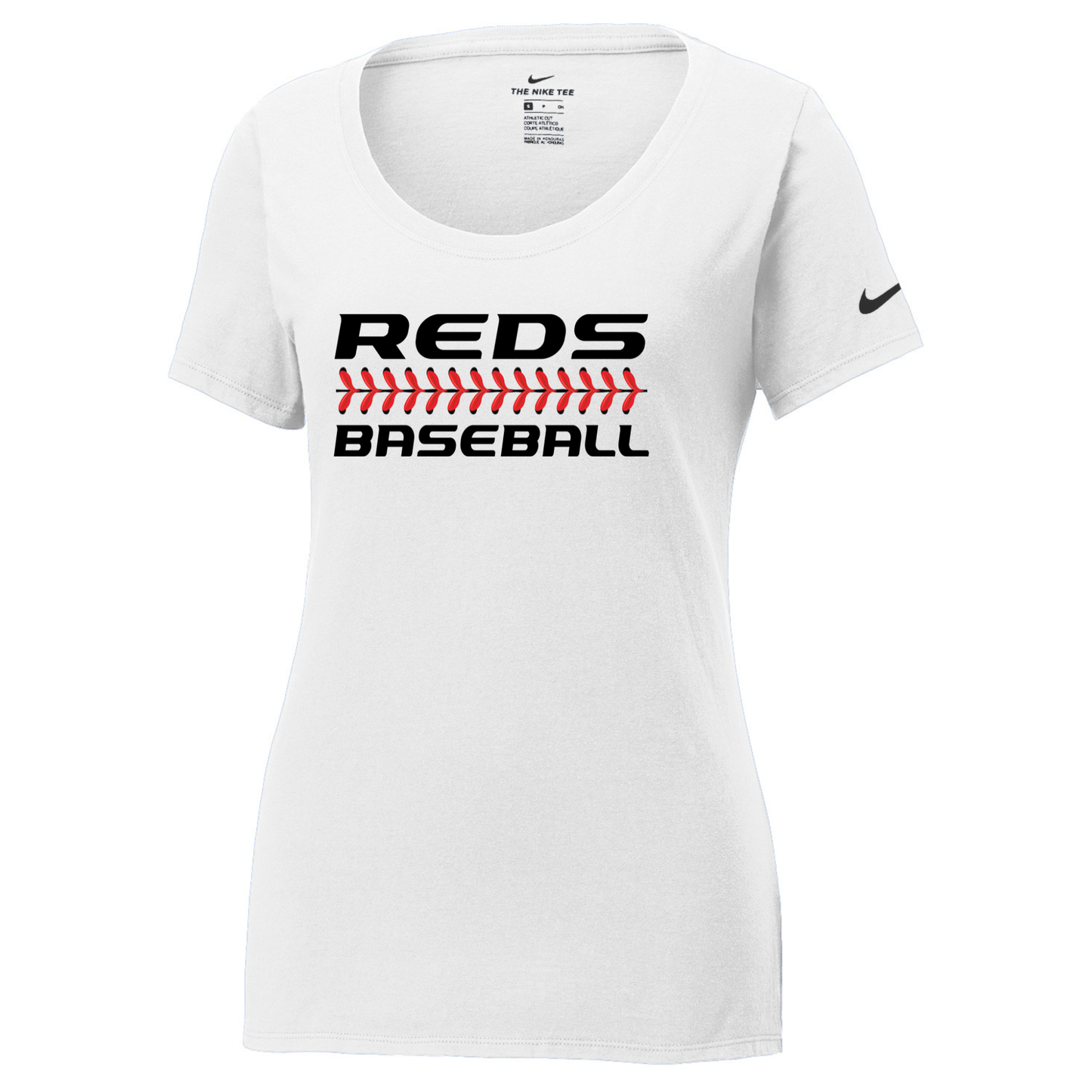 Reds Laces Nike Women's Cotton/Poly Tee