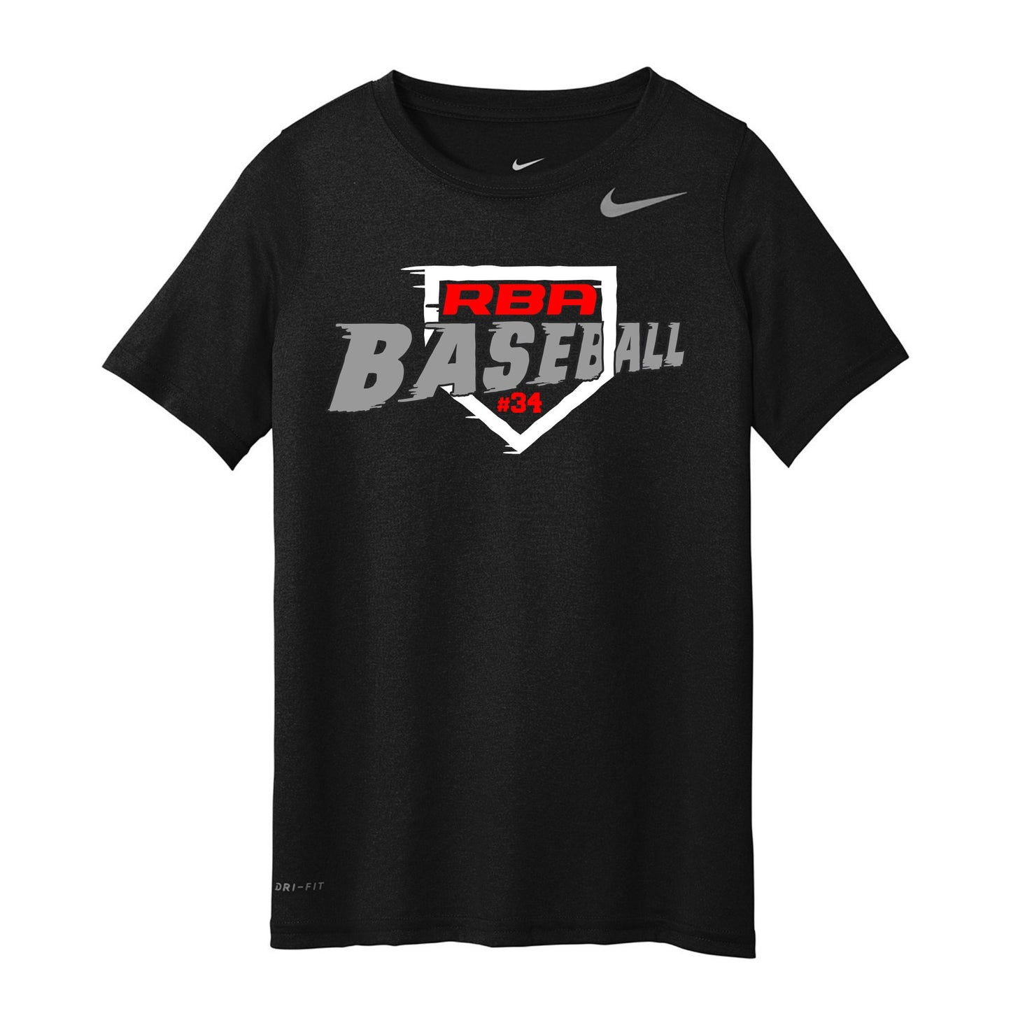RBA Home Plate 2 Nike Youth Legend Tee