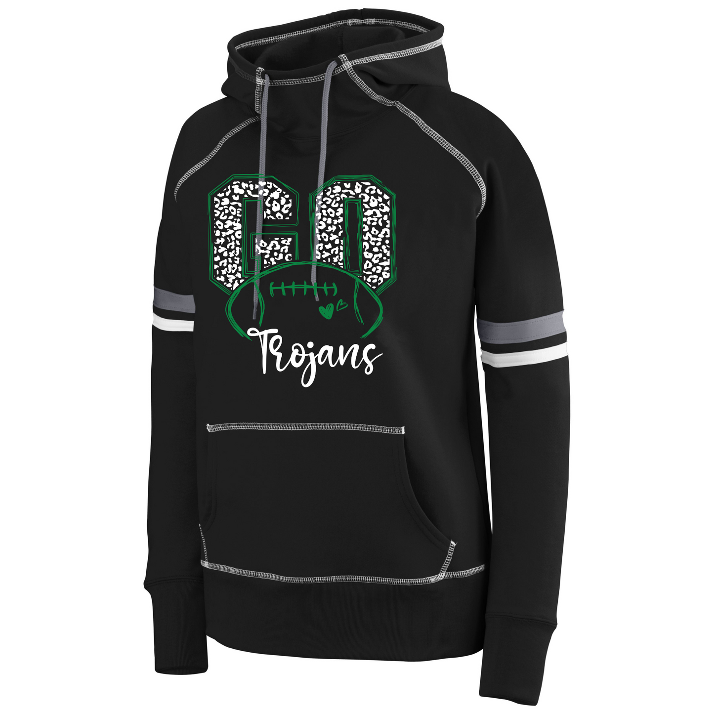Go Trojans Football Ladies Augusta Spry Hoodie