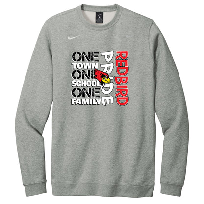 Redbird Pride Nike Club Crewneck Sweatshirt