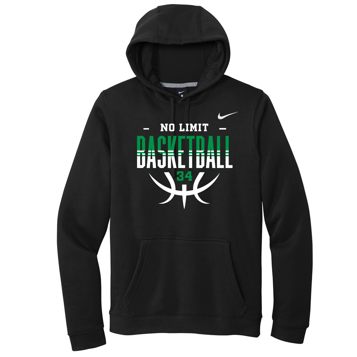 No Limit Basketball Design 2 -  Nike Club Hoodie