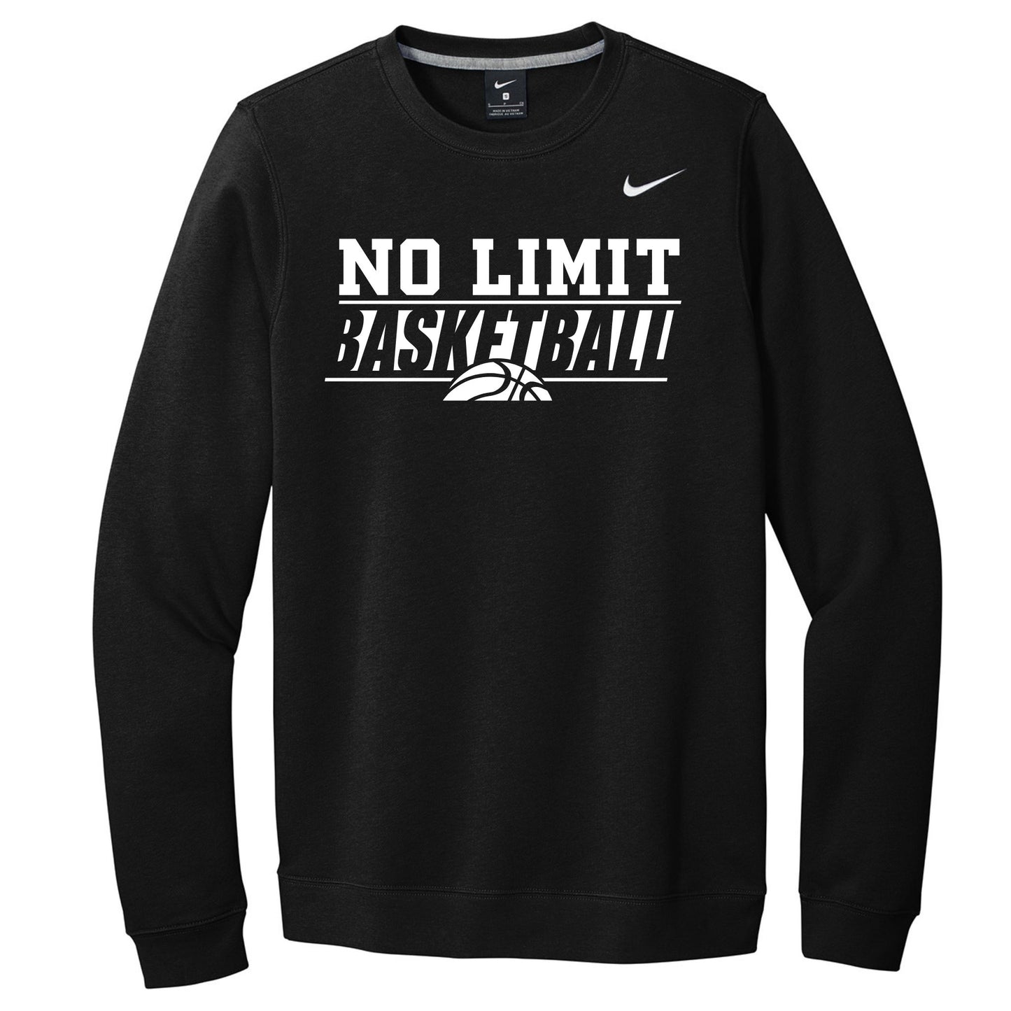 No Limit Basketball Design 1 -  Nike Club Crewneck Sweatshirt