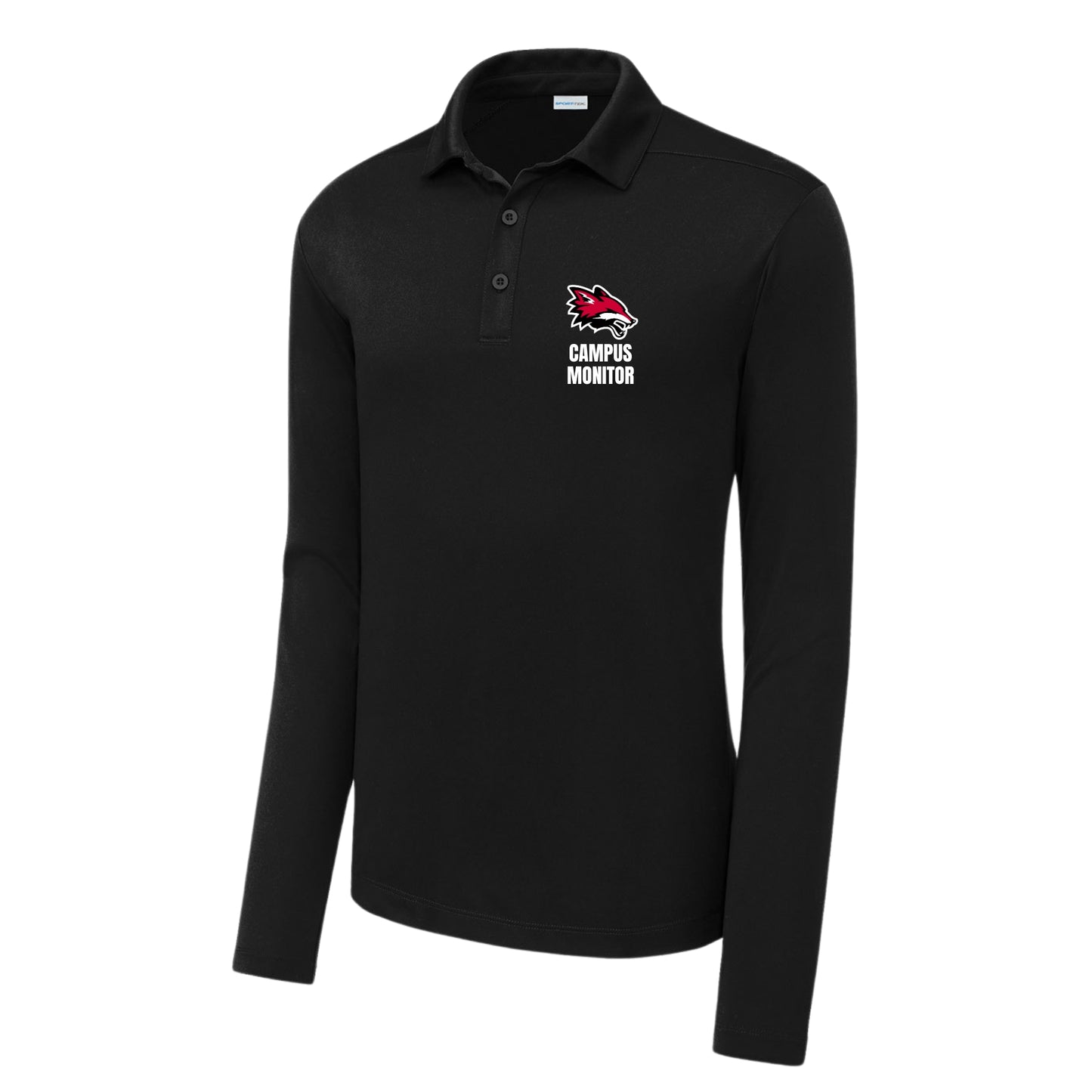 Y115 Campus Monitor Long Sleeve Polo