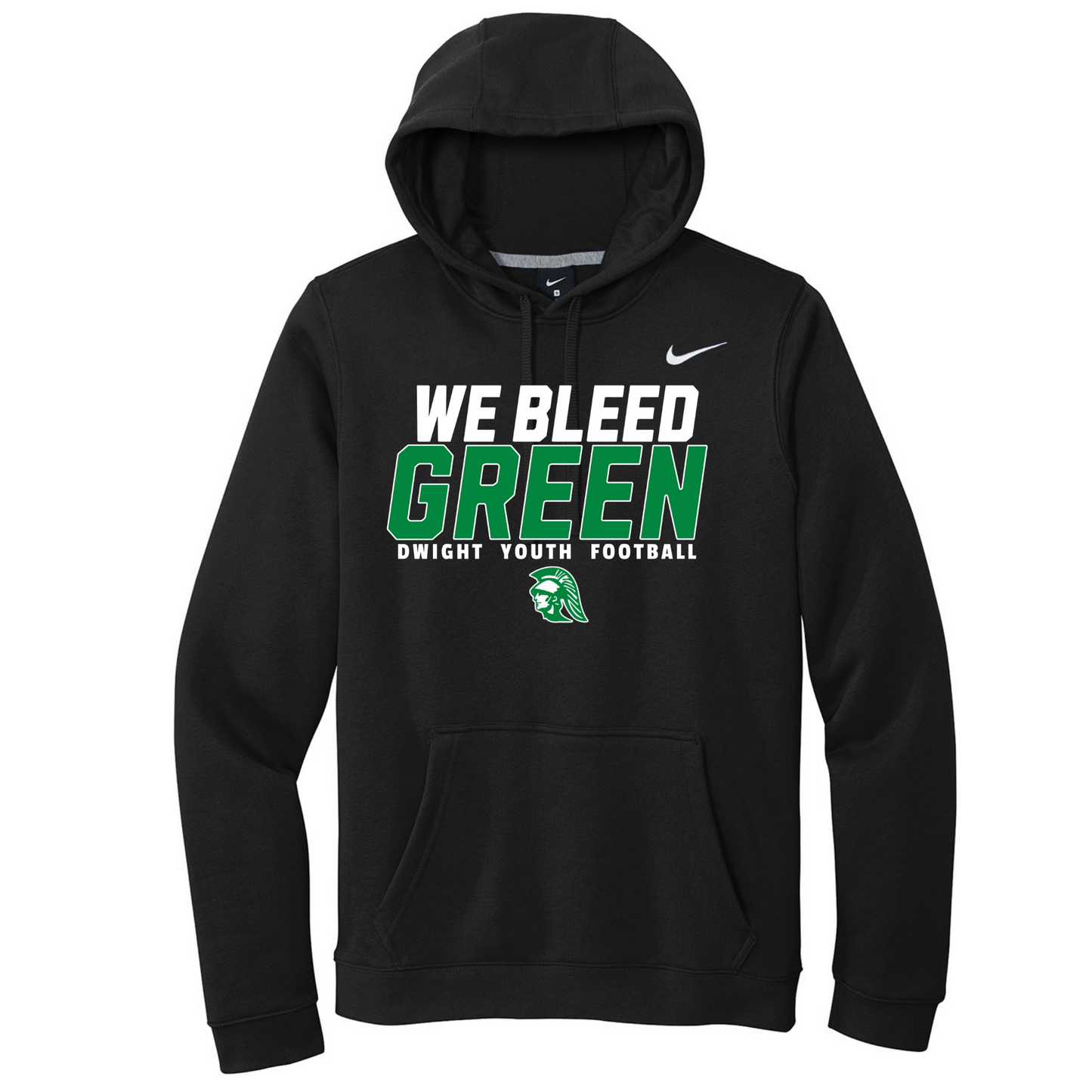 We Bleed Green Nike Club Hoodie