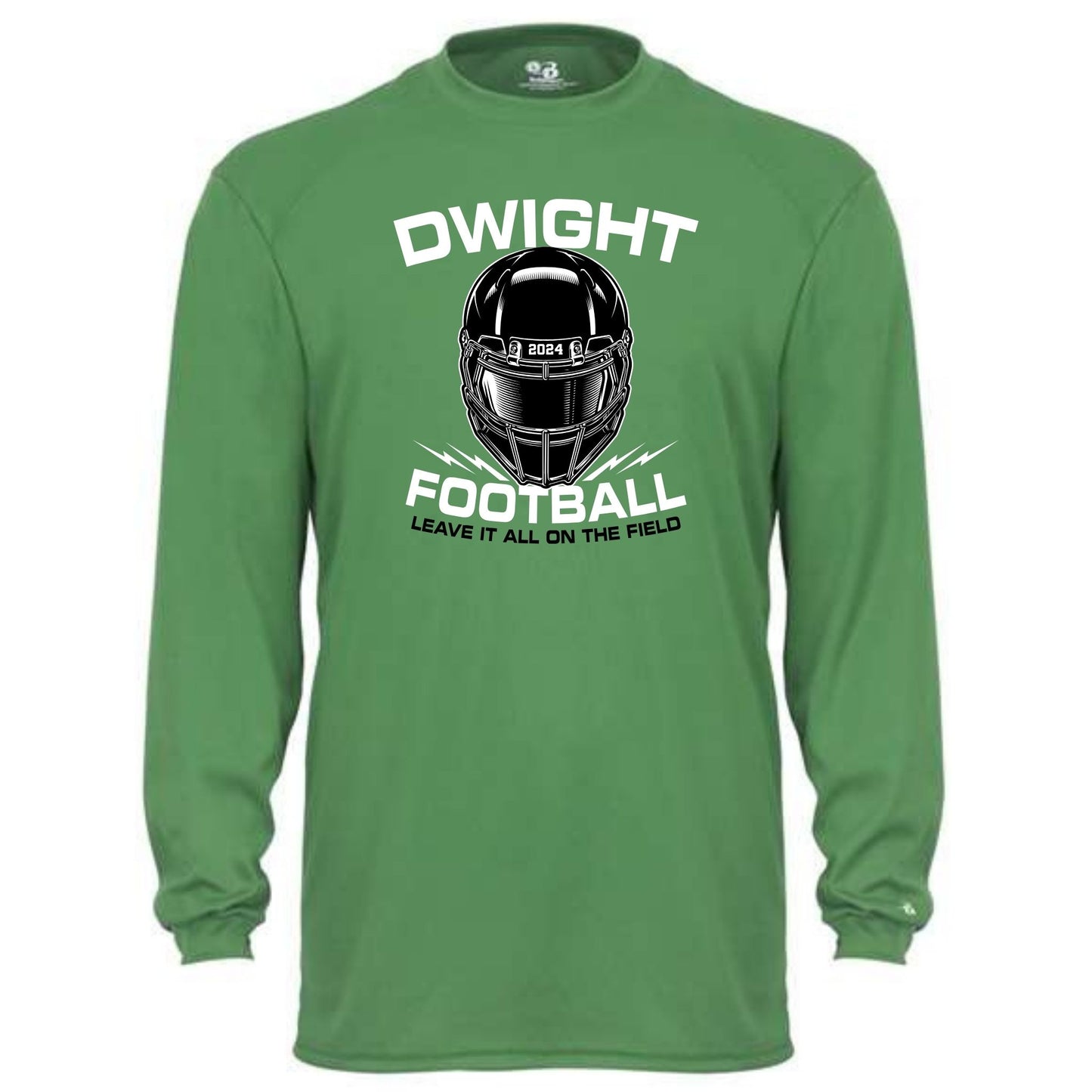 Dwight Football Youth Performance Long Sleeve Tee