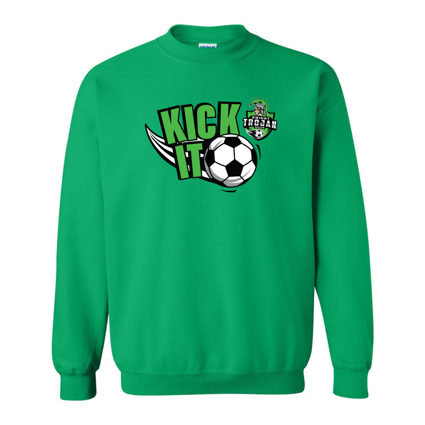 Kick It -  Gildan Crewneck Sweatshirt